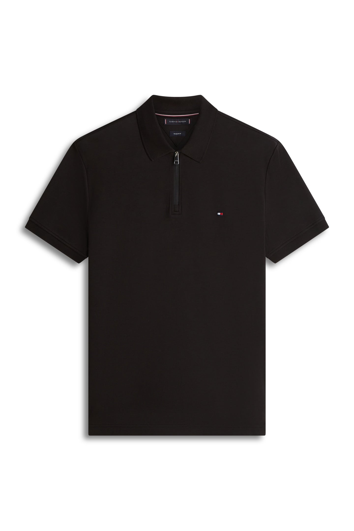 INTERLOCK ZIP REGULAR POLO BLACK 4