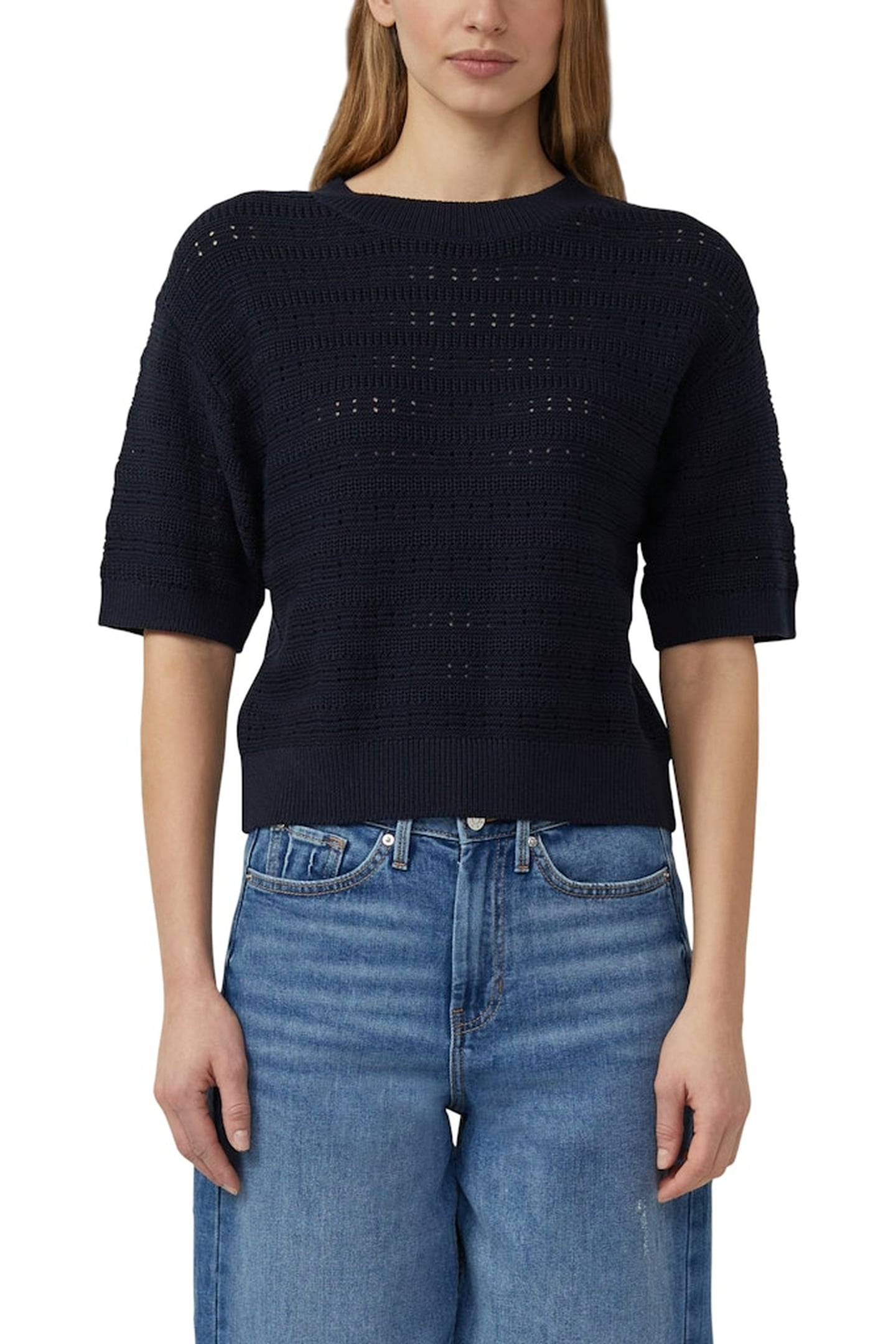 S.OLIVER PULLOVER SHORTSLEEVE MARINE 3