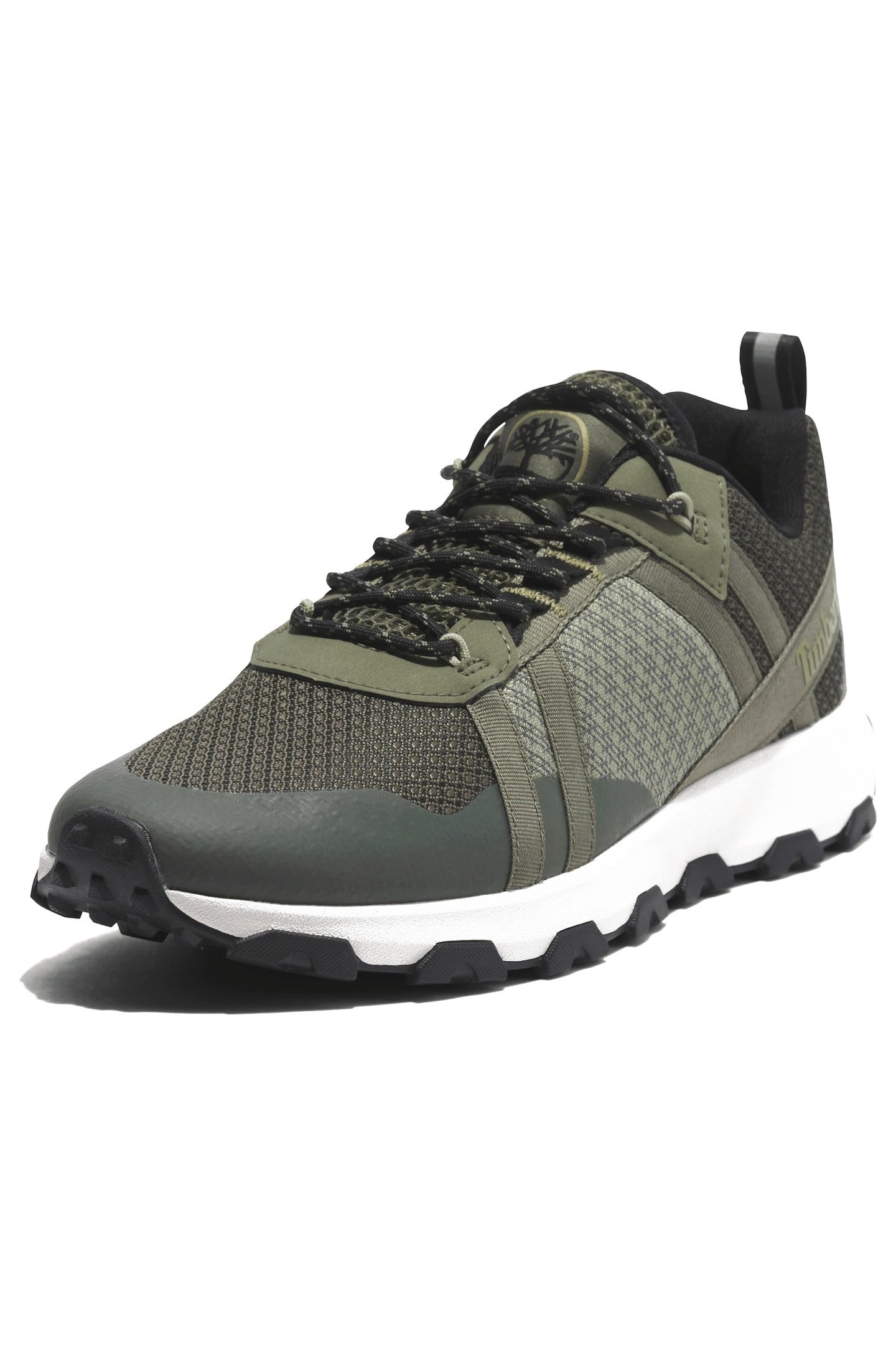 LOW LACE UP SNEAKER DARK GREEN 3