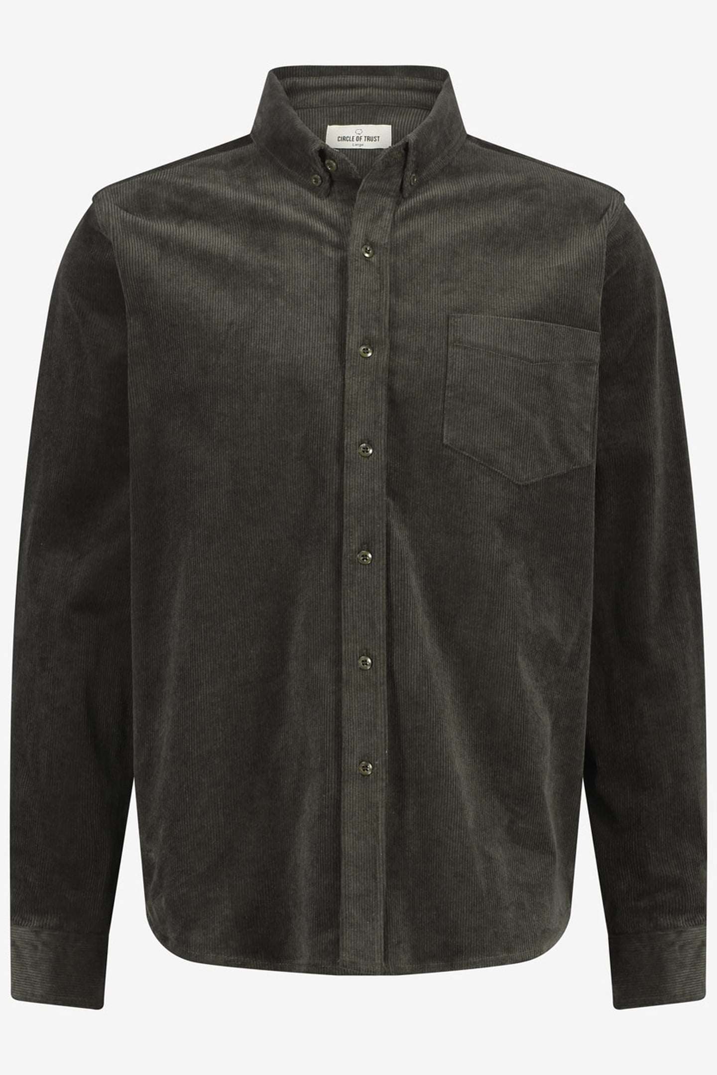 ETHAN RIB SHIRT FOREST NIGHT 2
