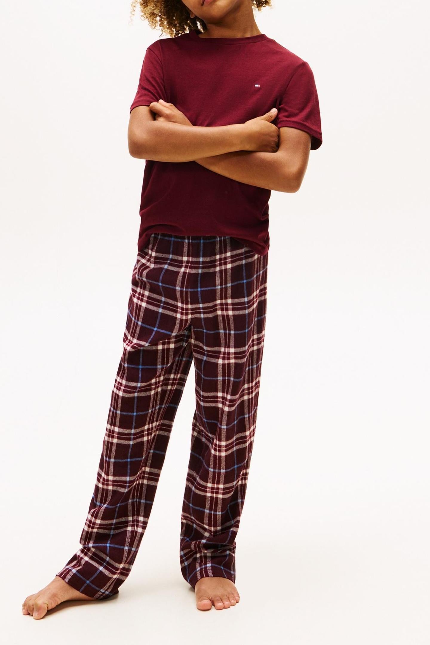 BOYS 2-PACK SS TEE DEEP ROUGE/BRISK BLUE 4
