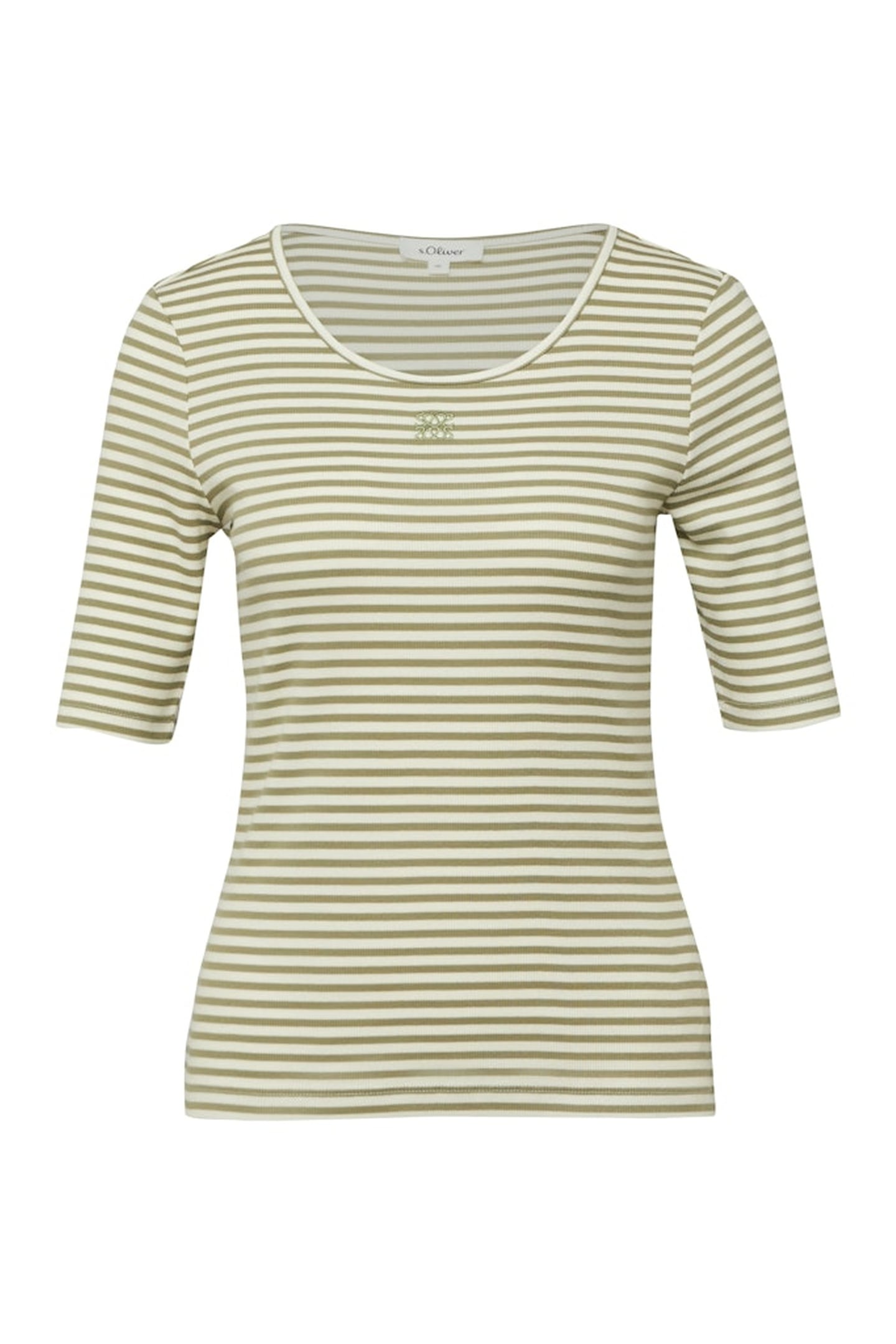 S.OLIVER T-SHIRTS ARMY GREEN 7