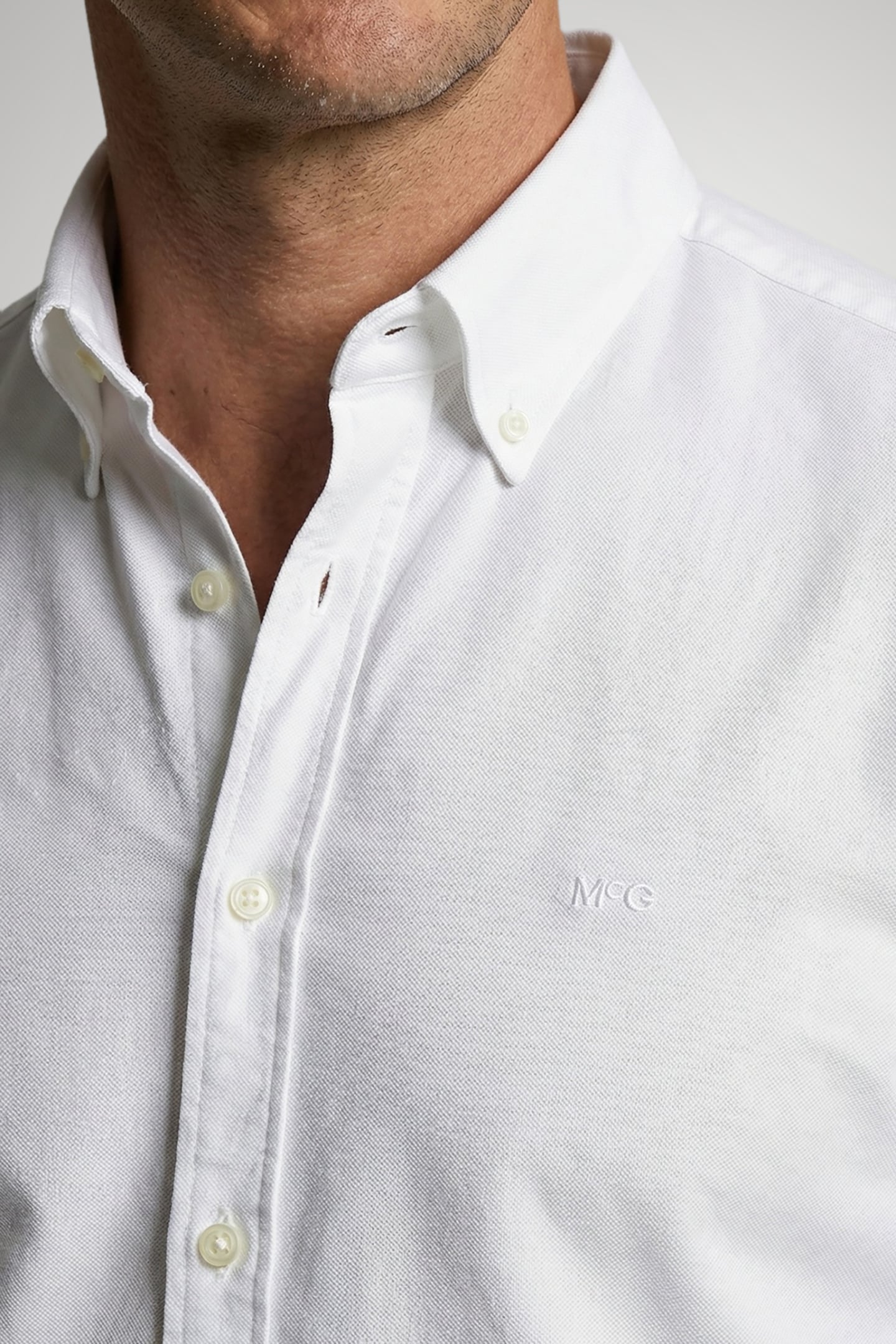 STRETCH PIQUE SHIRT WHITE 4