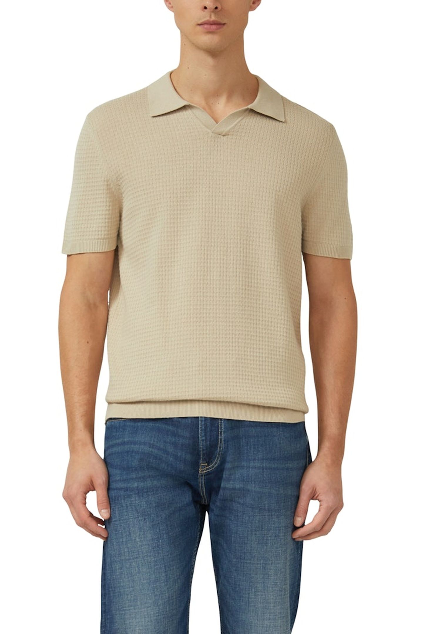 S.OLIVER PULLOVER SHORTSLEEVE BEIGE 1