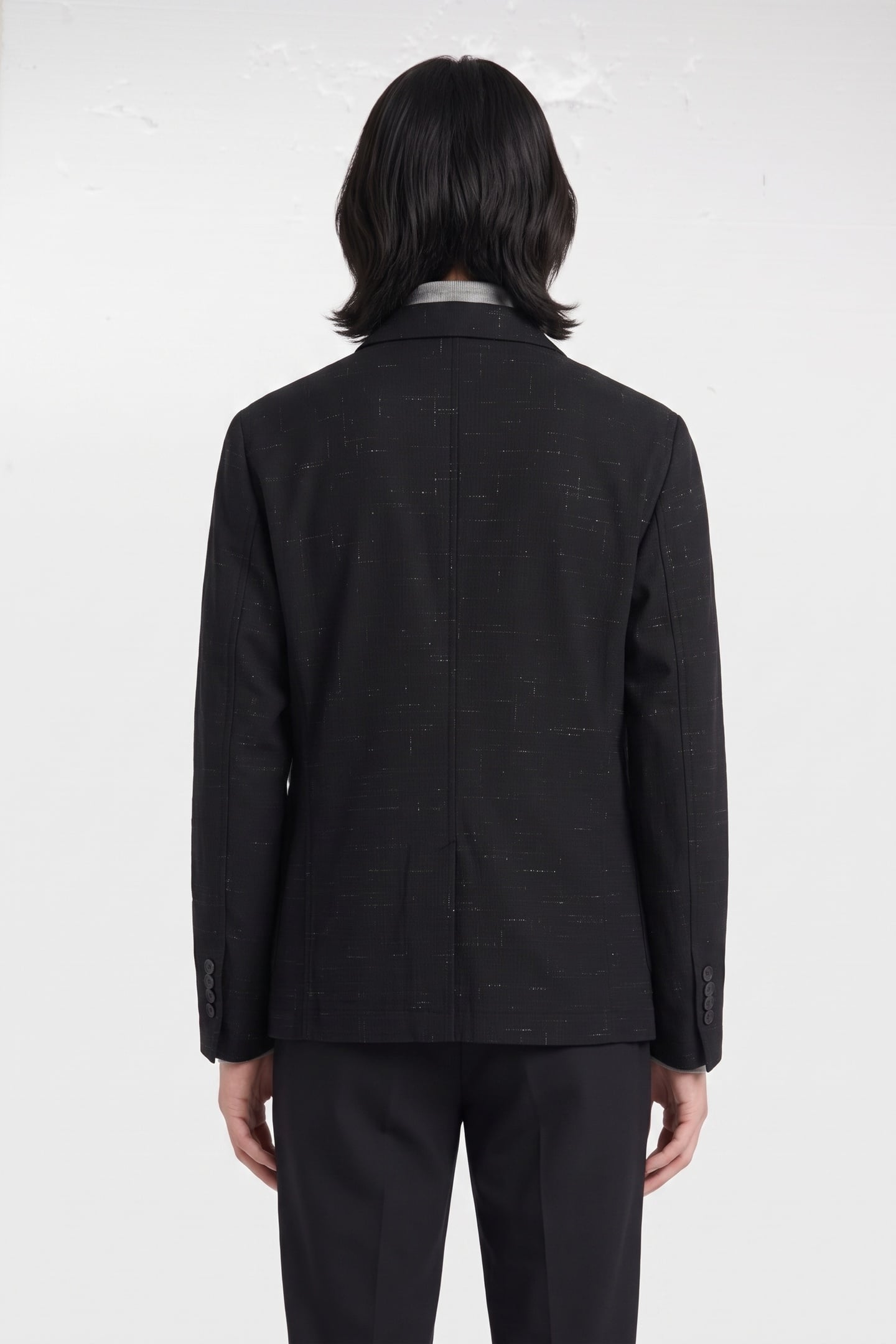 FINCHER JACKET BLACK/ECRU 3