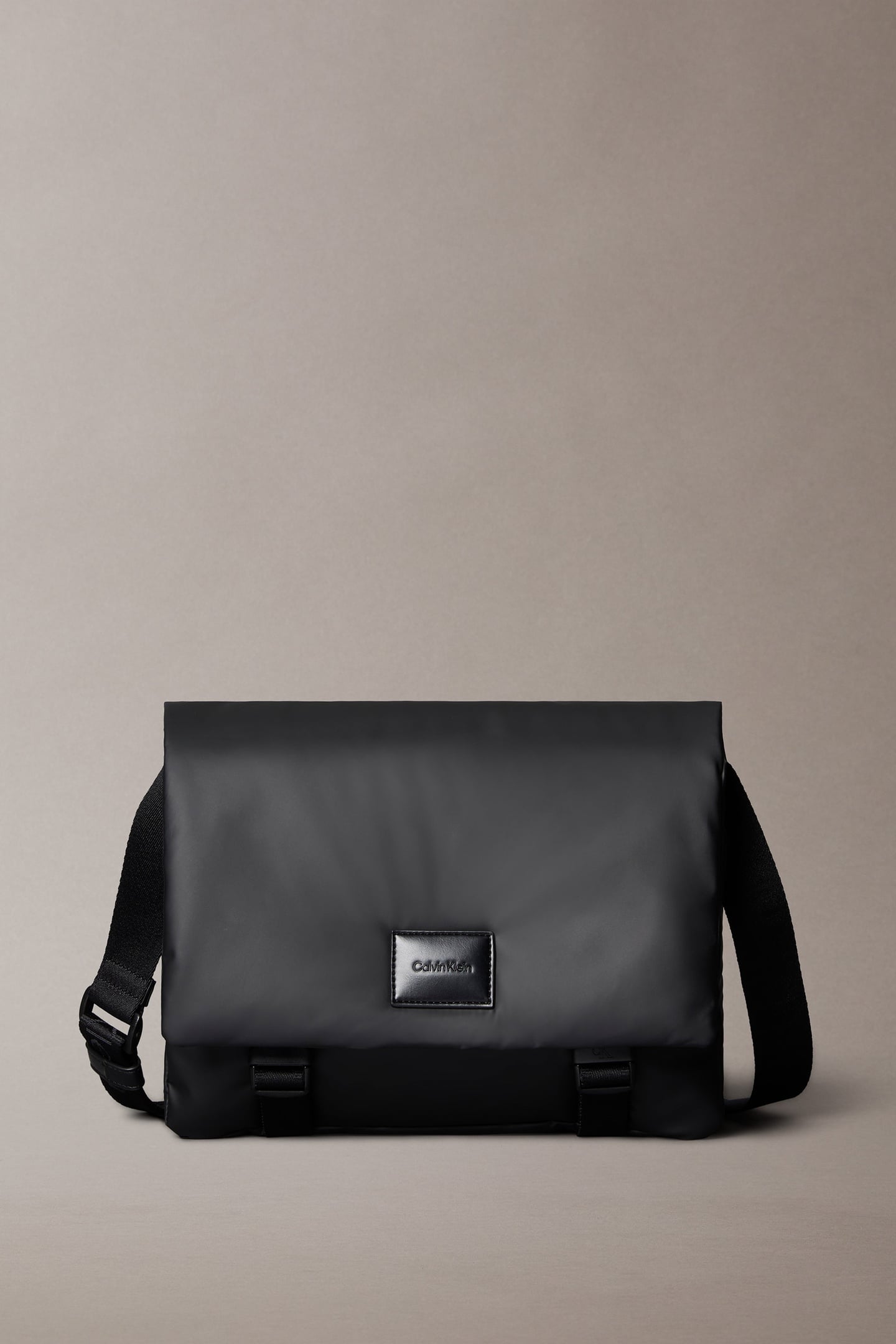 PUFFER UTILITY MESSENGER BAG BLACK 2