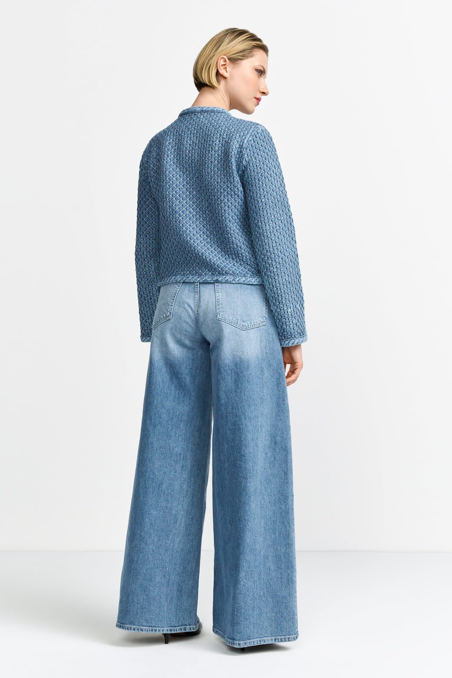 SUPER FLARE BLUE DENIM ORGANIC 4