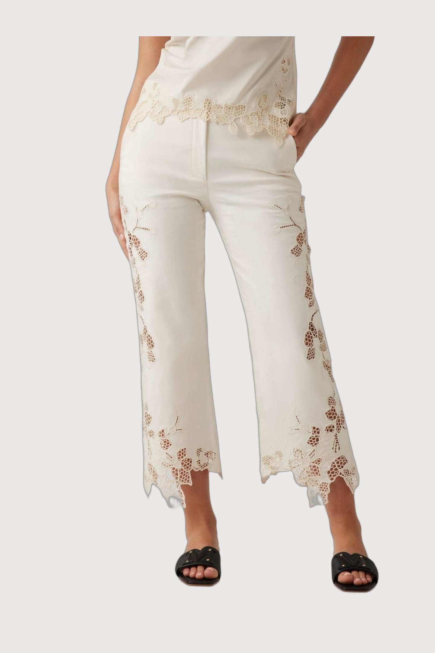 FARRAH EMBRO PANT SANDY SHORE 2