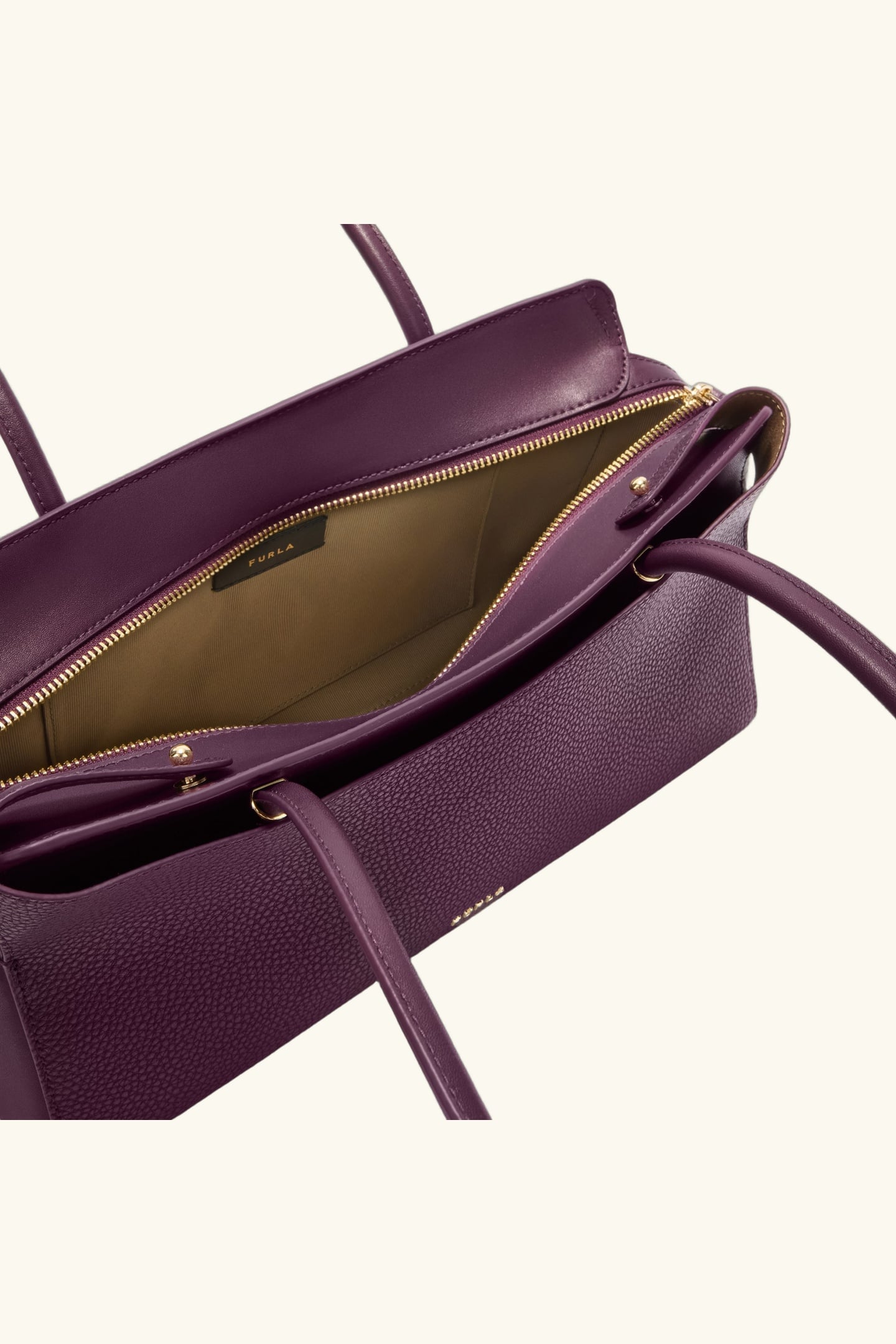 ERIS SMALL TOTE MELANZANA 4