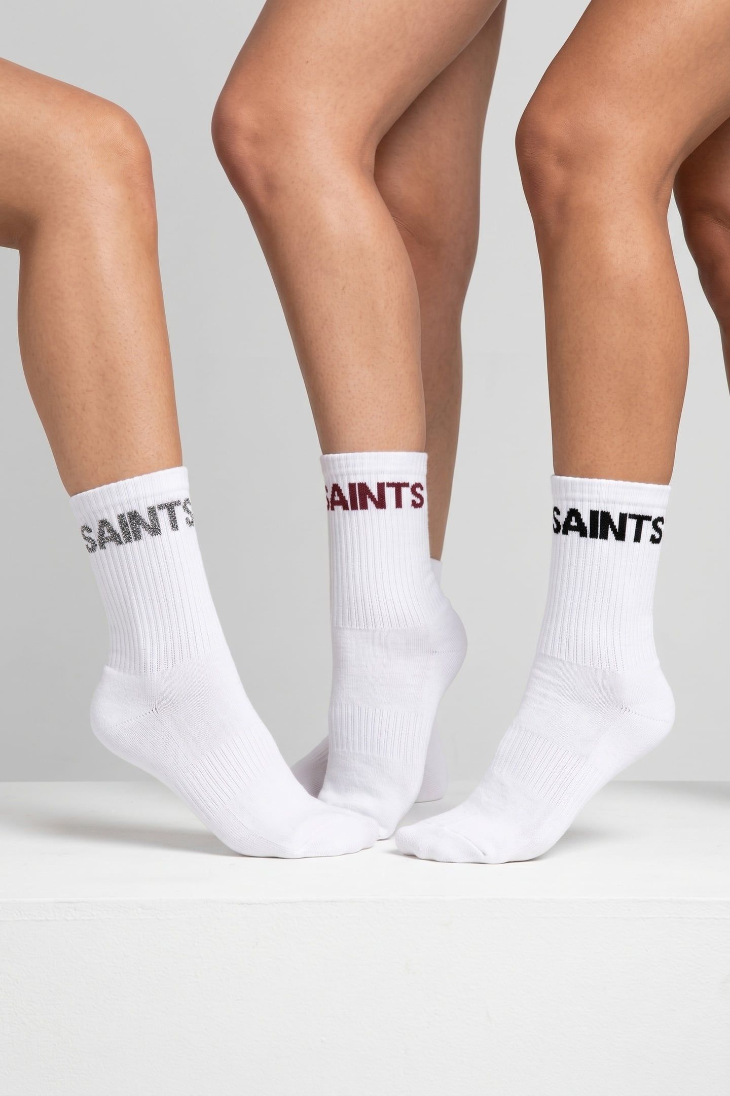 JAE LOGO SOCKS 3PK BLACK/WHITE 3