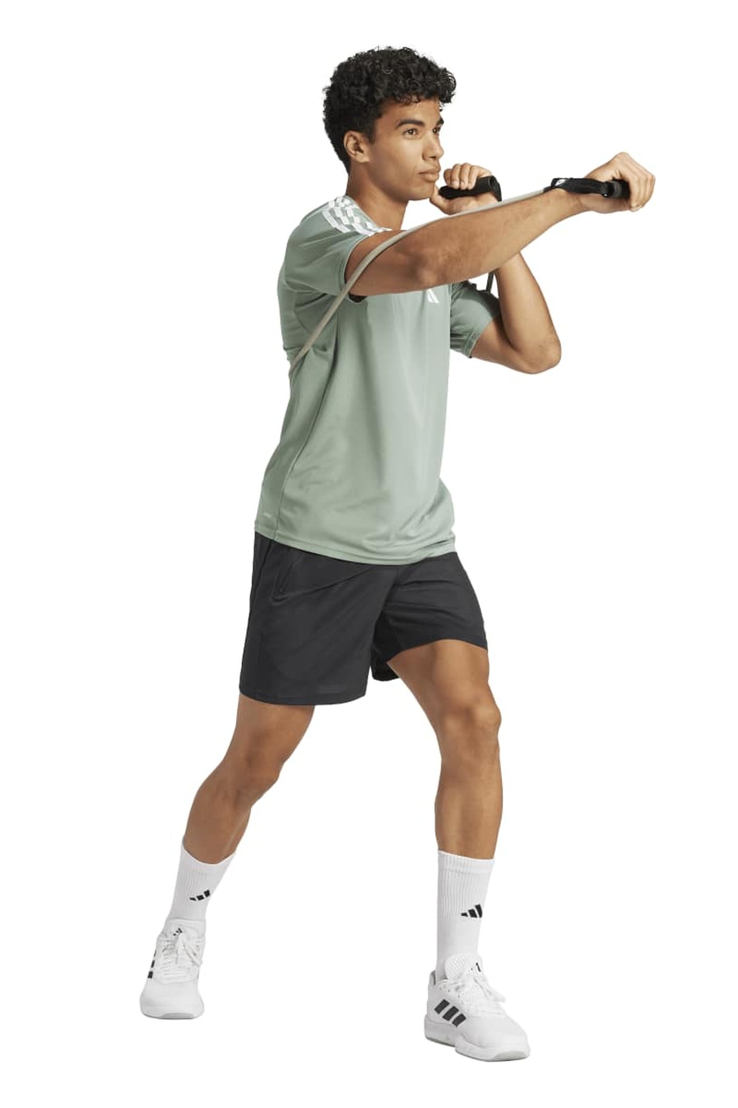 UNISEX PERFORMANCE TRAIN ESSENTIALS BASE 3-STRIPES TRAINING  2