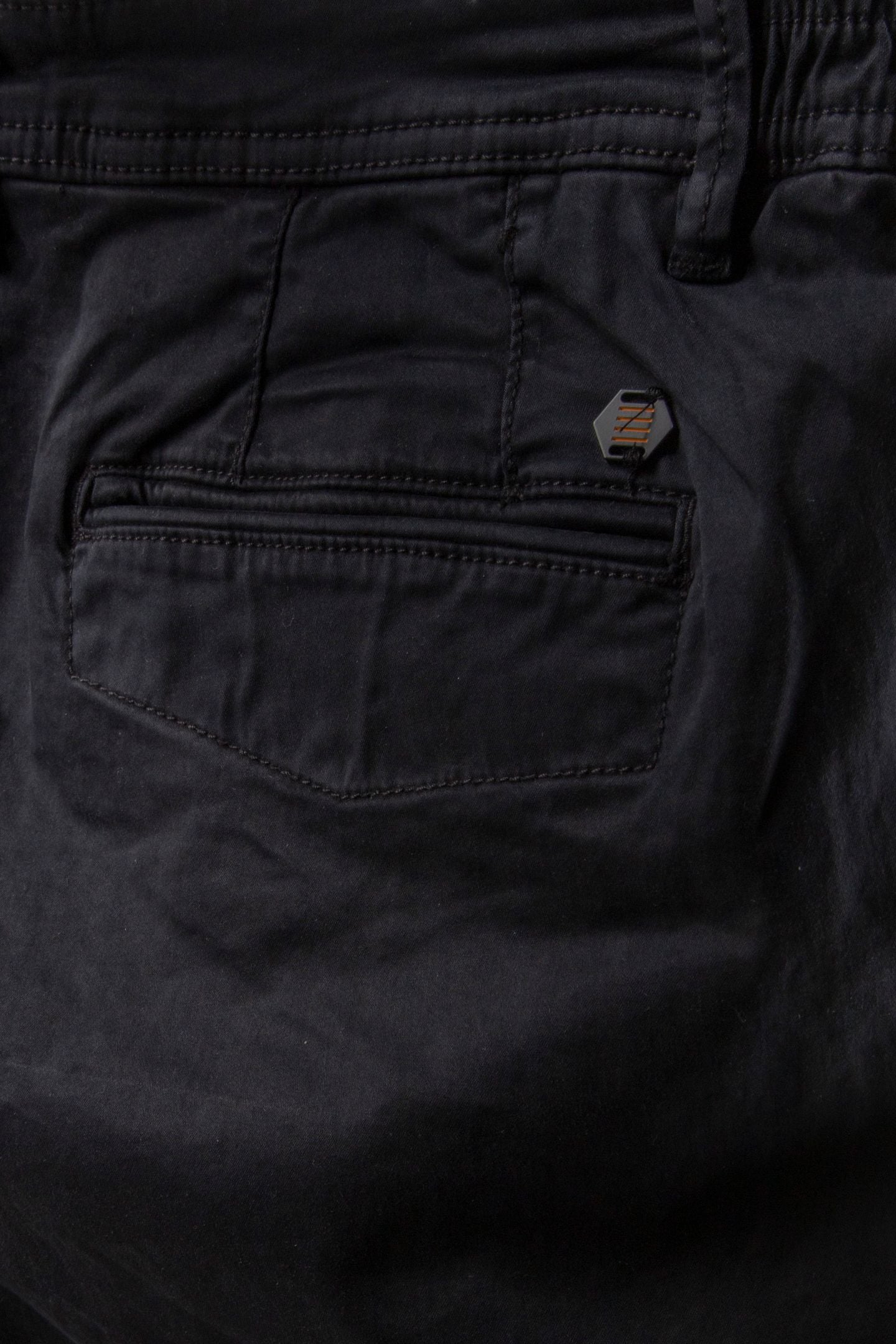 SHORT CHINO GARMENT DYED TWILL STRETCH BLACK 4