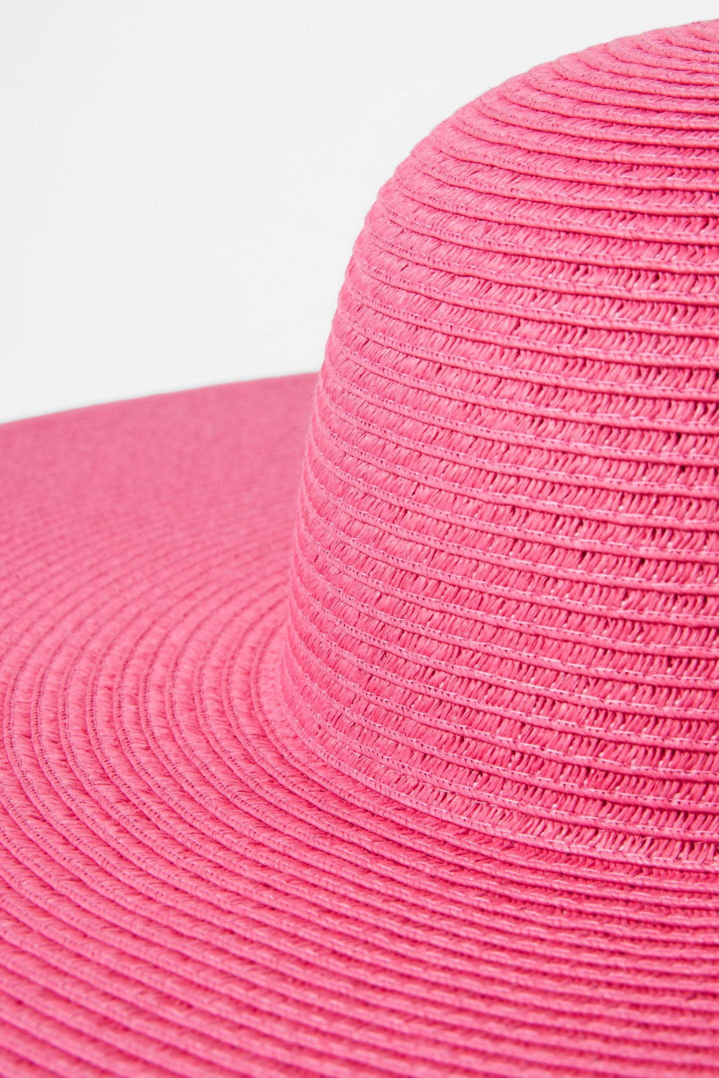 PARMA OVERSIZED STRAW HAT PINK 2
