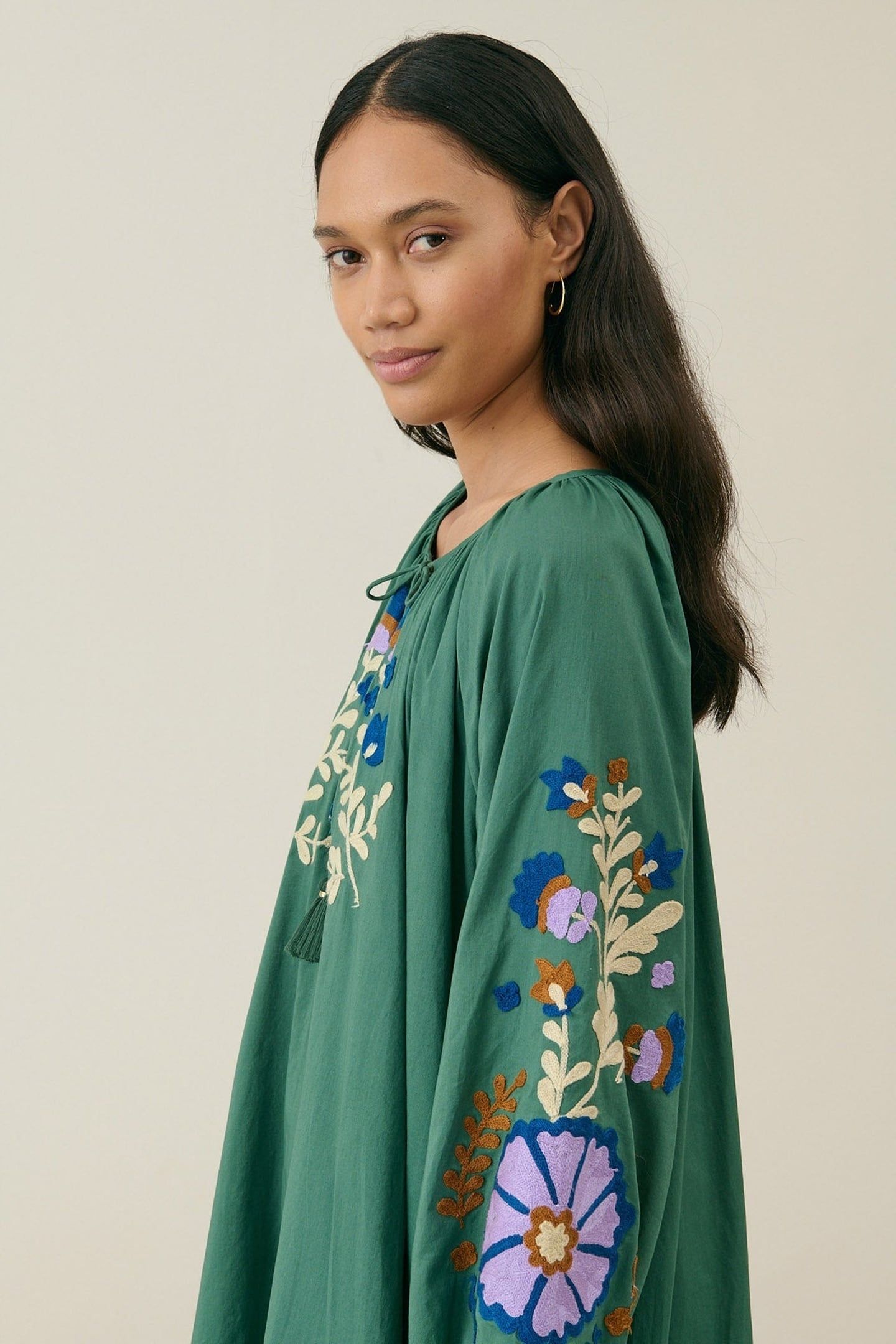 DRESS JANICE TUSCAN GREEN 4