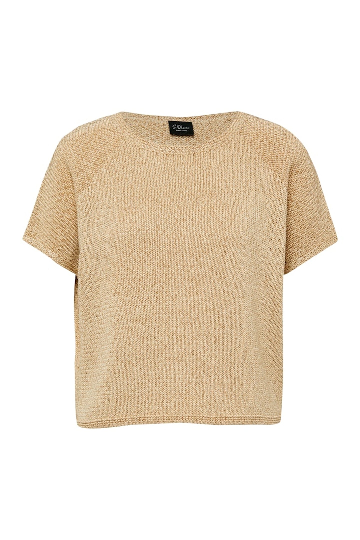 S.OLIVER PULLOVER SHORTSLEEVE BROWN 7