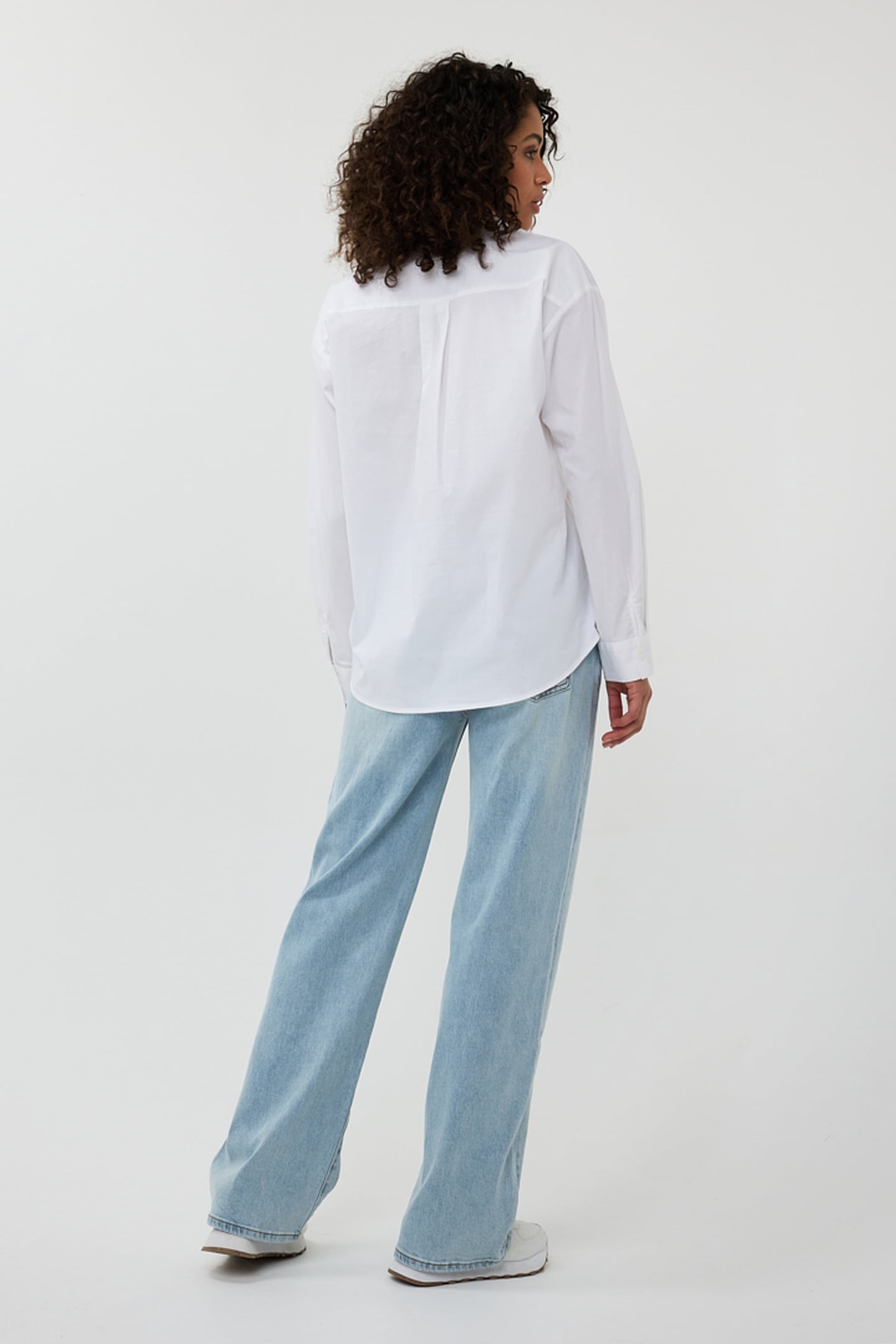 BLOUSE POPLIN RHINESTONES OFF WHITE 4