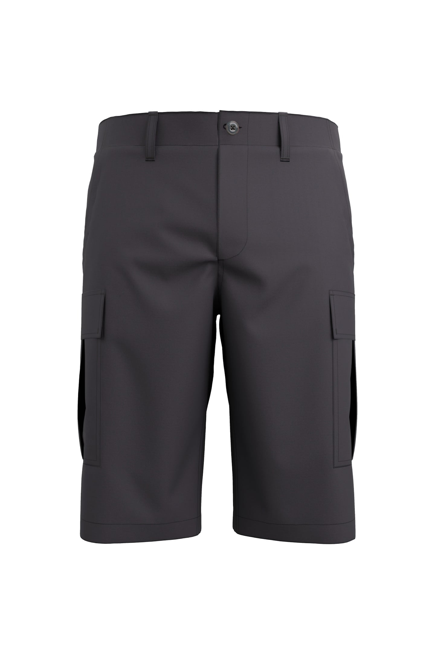 TWILL CARGO SHORT DARK GREY 1