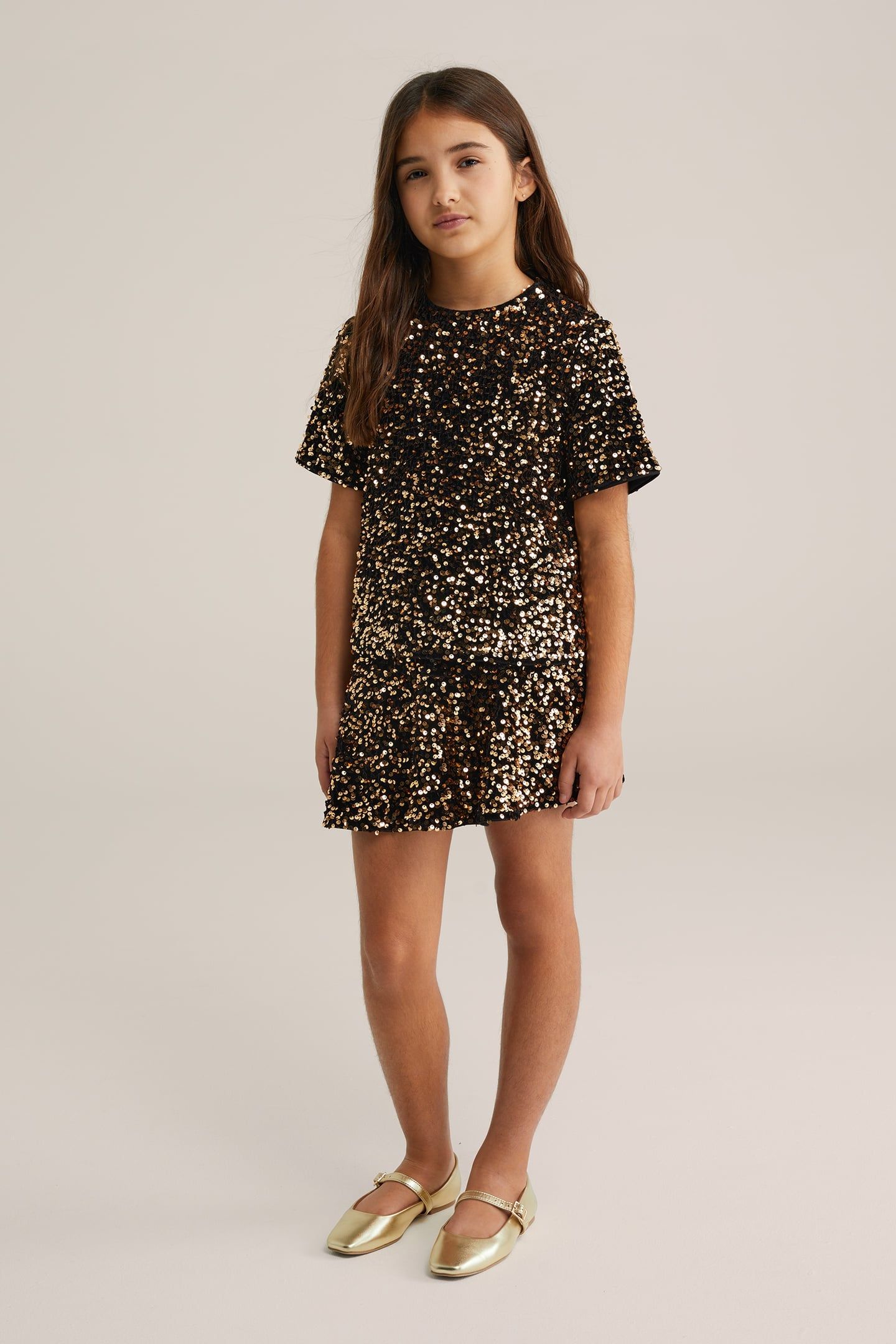 SKIRT MINI LENGTH GOLD 2