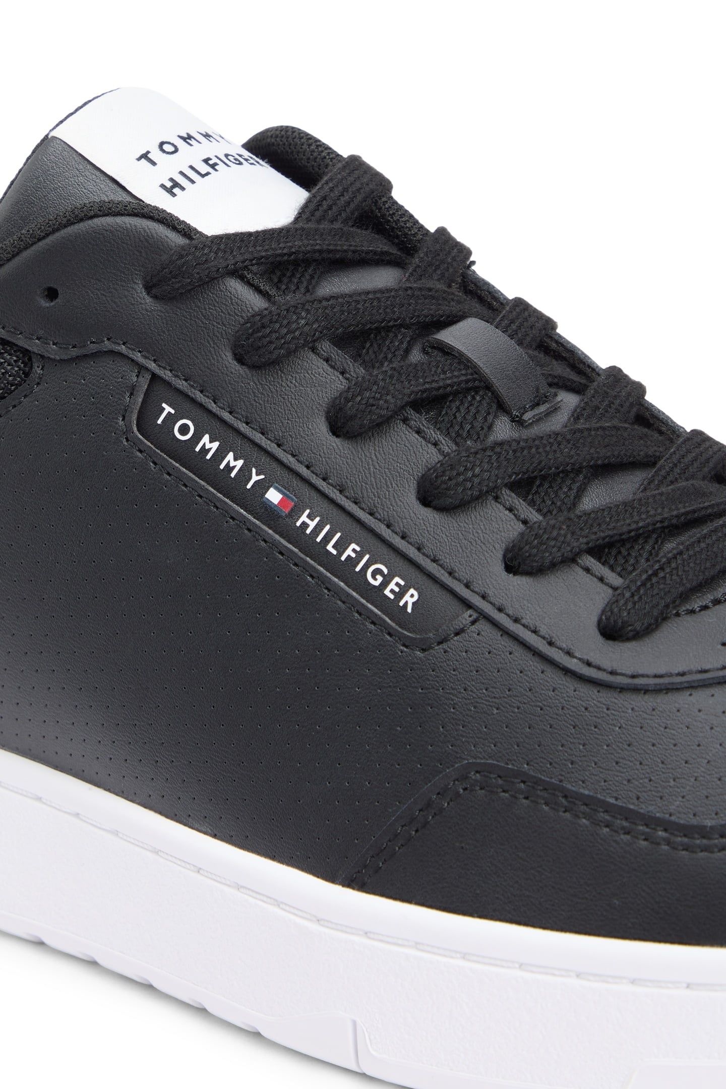 BASKET CORE LITE LEATHER SHOES BLACK 6