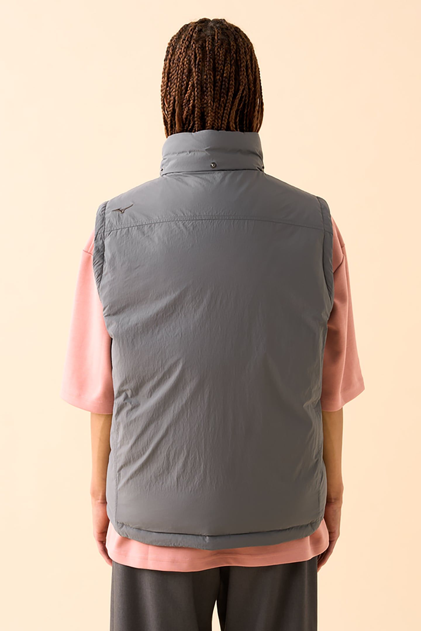 UNISEX SL BT DOWN VEST PEWTER GRAY 4