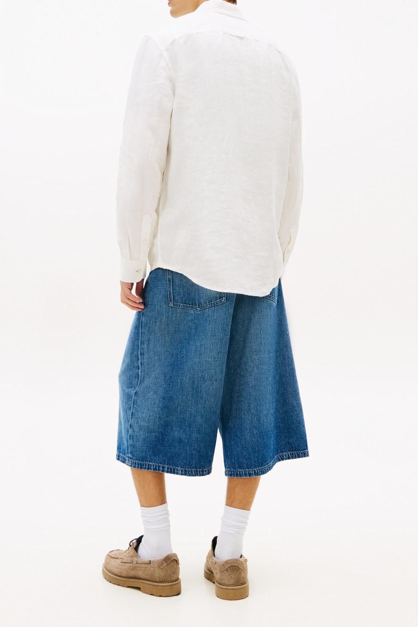TJM REGULAR LINEN SHIRT ECRU 3
