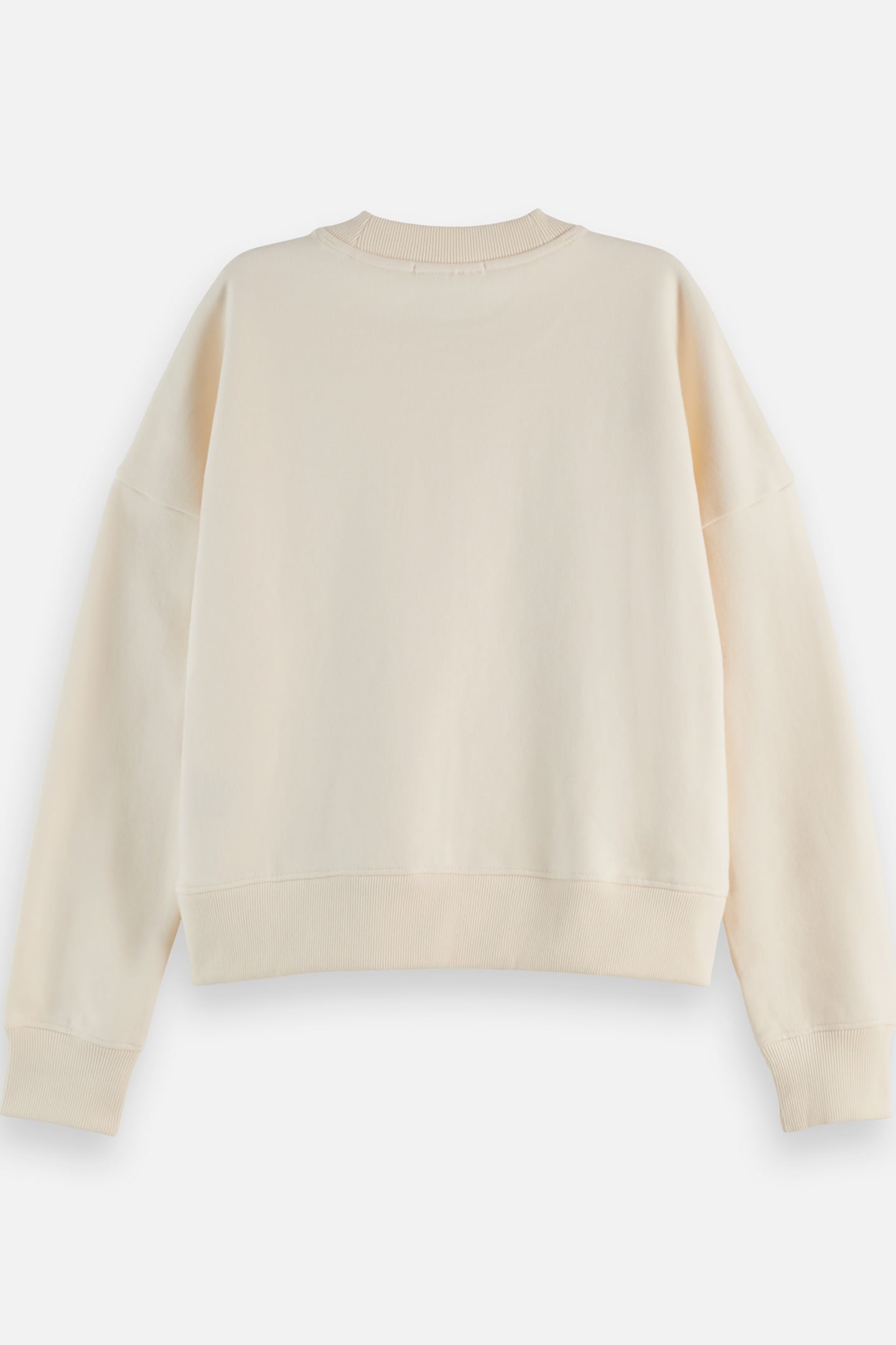 EMBROIDERED LOGO SWEATSHIRT OFF WHITE 5