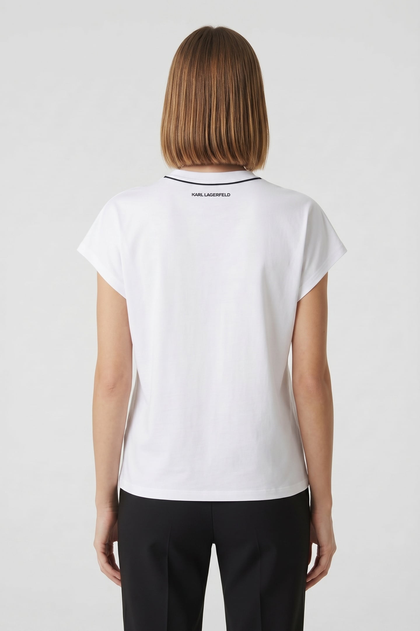 LOGO PIPING T-SHIRT WHITE 2
