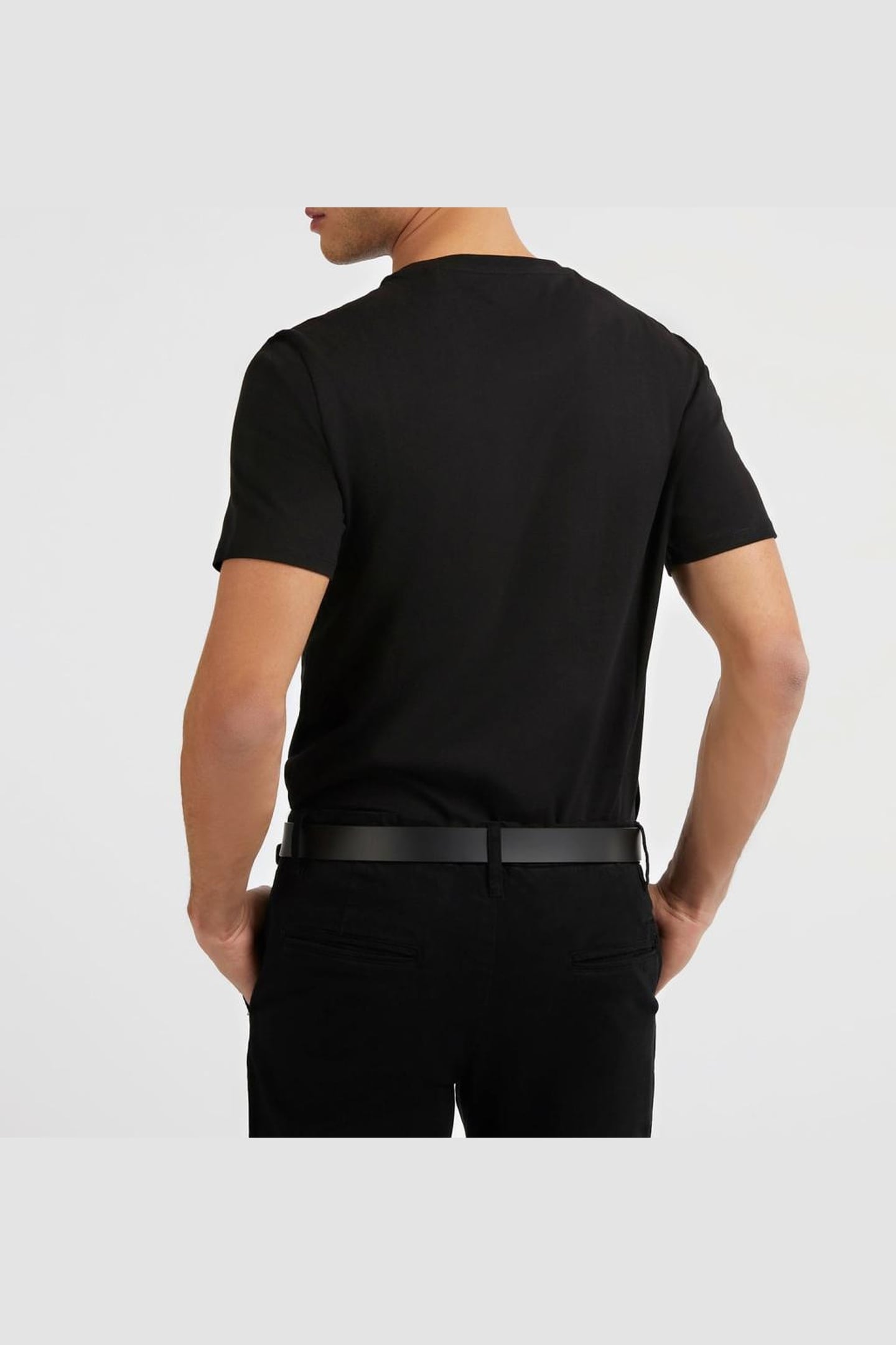 GUESS ECO CN SS CORE TEE JET BLACK A996 3