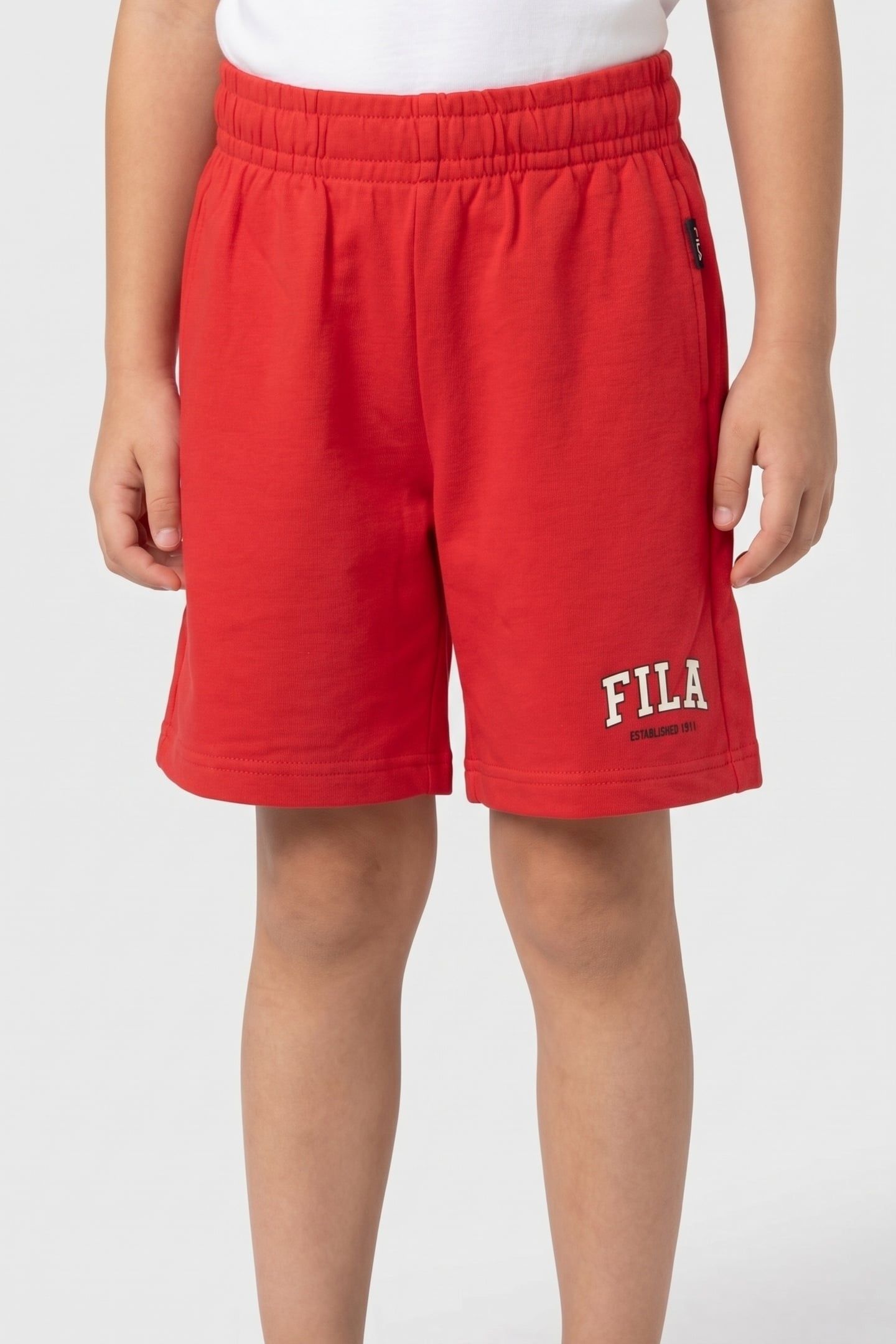 RIFREDI REGULAR GRAPHIC SWEAT SHORTS TRUE RED 1