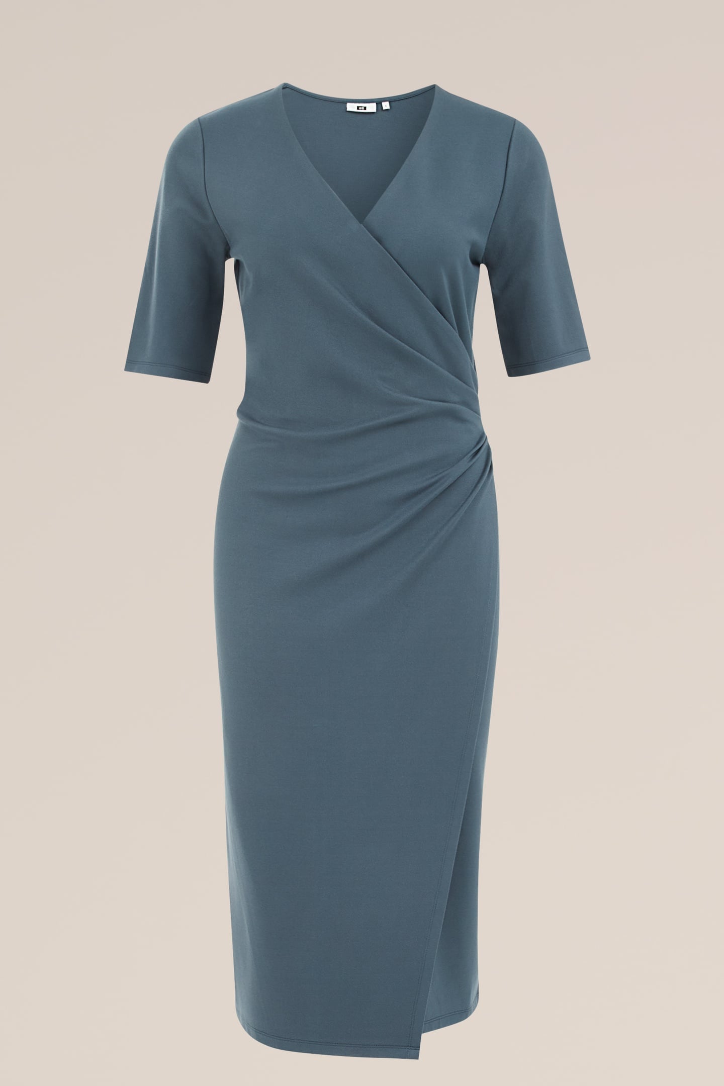 DRESS MIDI GREYISH BLUE 4