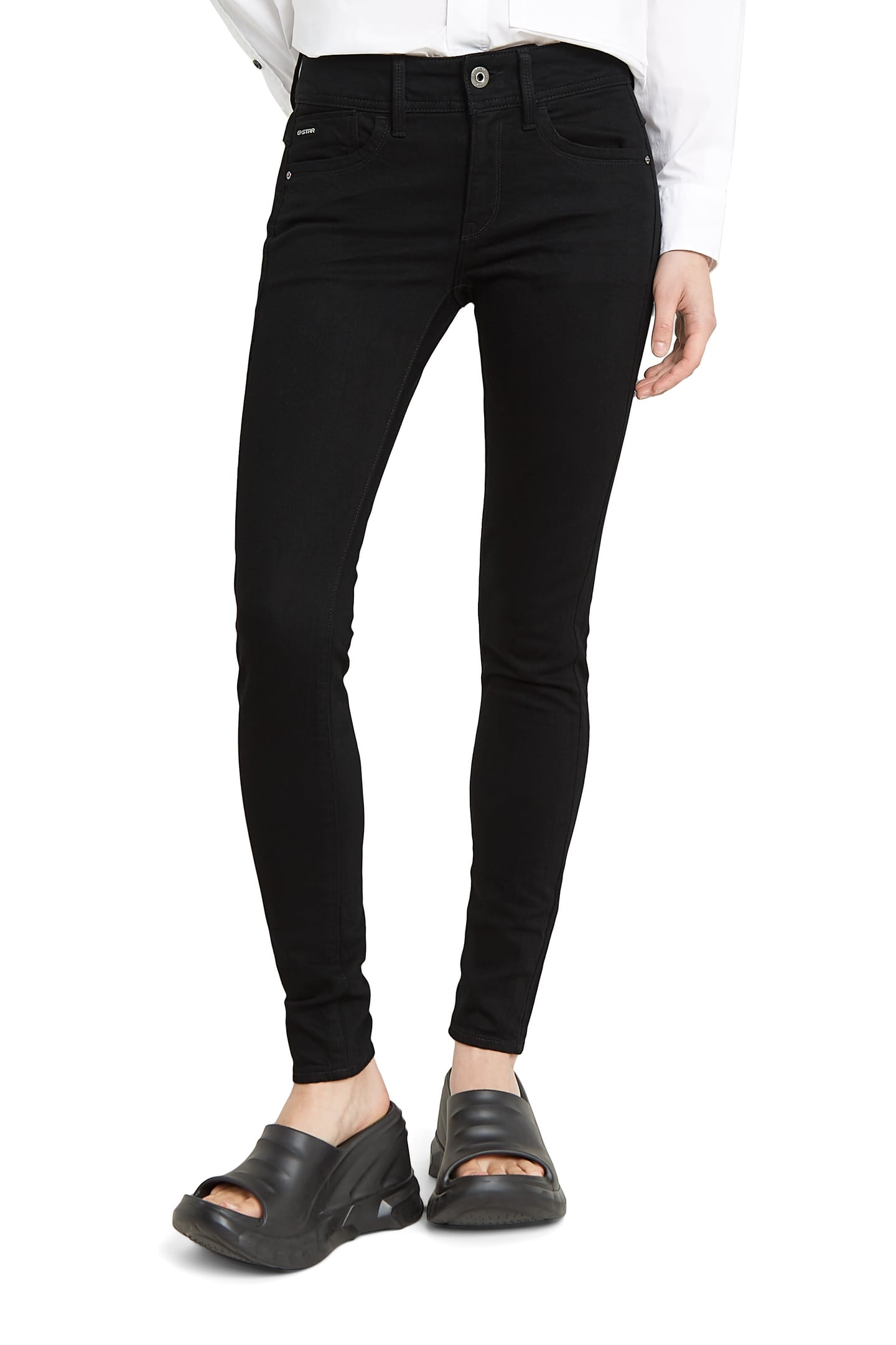 LYNN MID SKINNY PITCH BLACK 2
