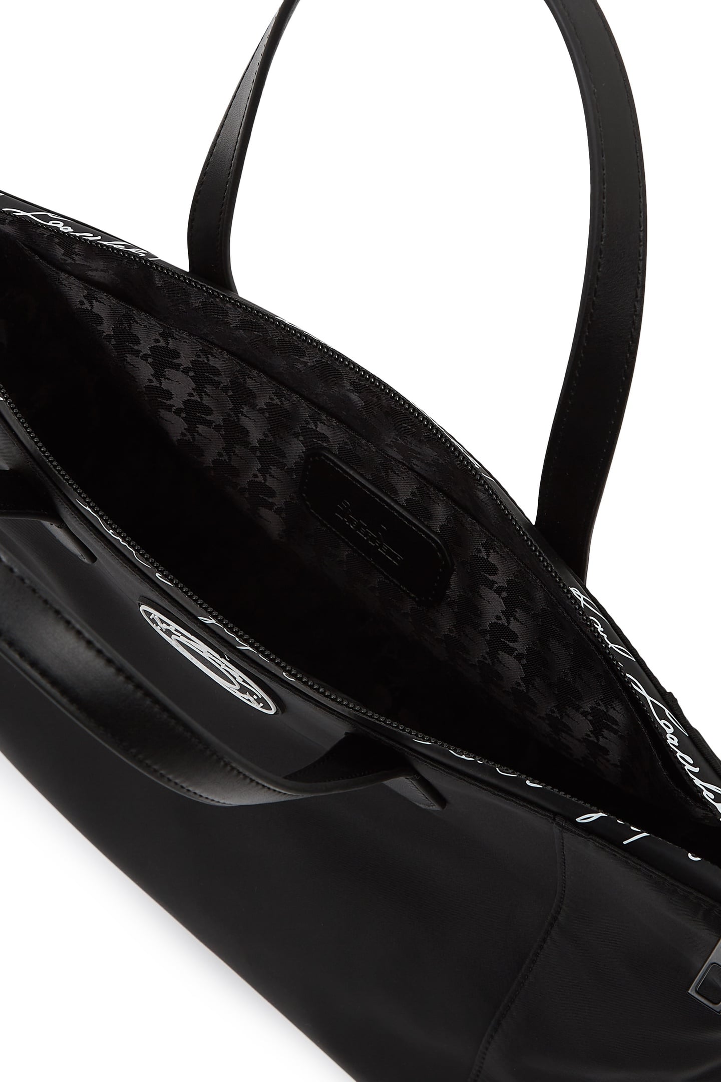 K/LUNA NYLON SMALL TOTE BLACK 2