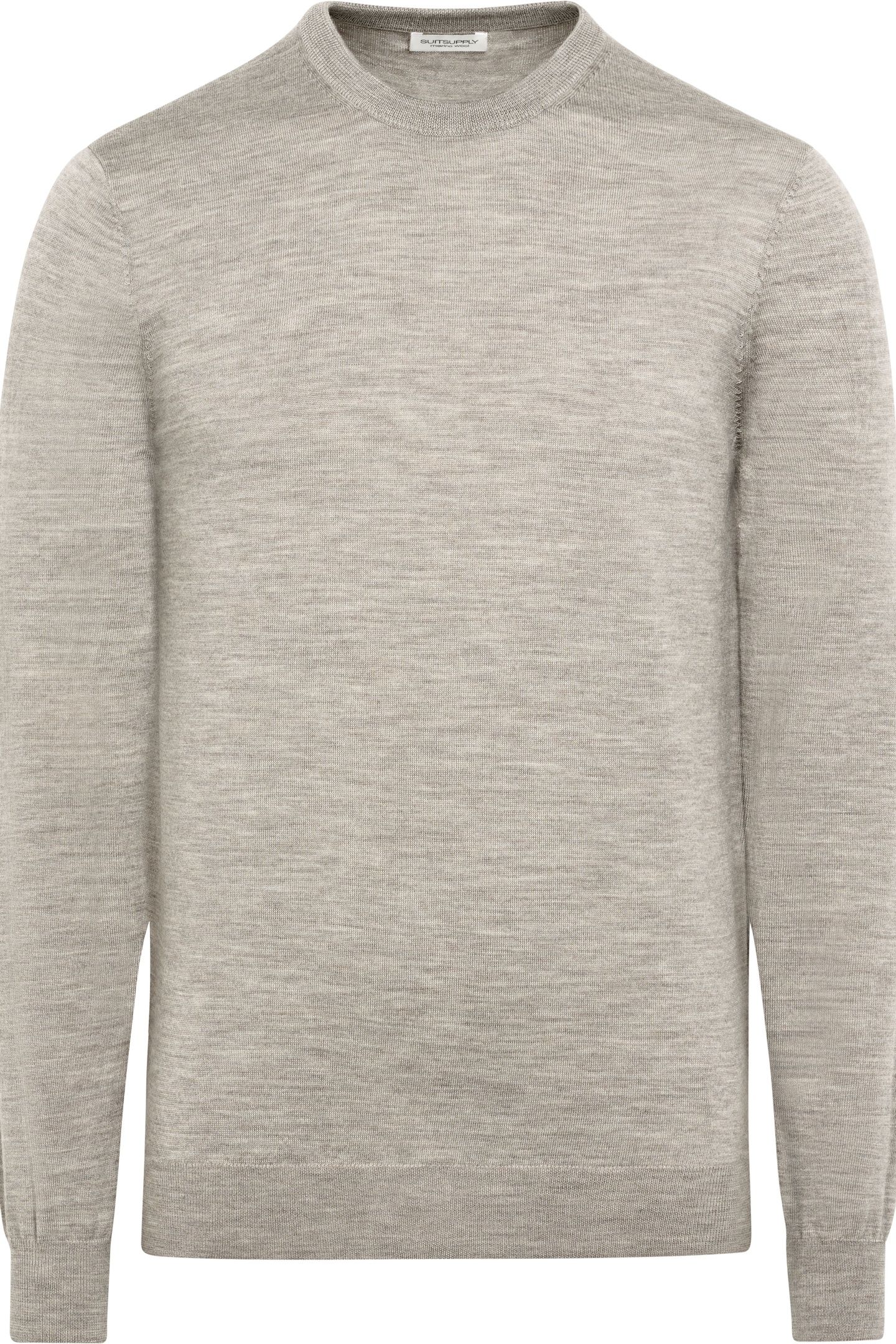 LS CREW MERINO CREW AND V NECK TAUPE 5