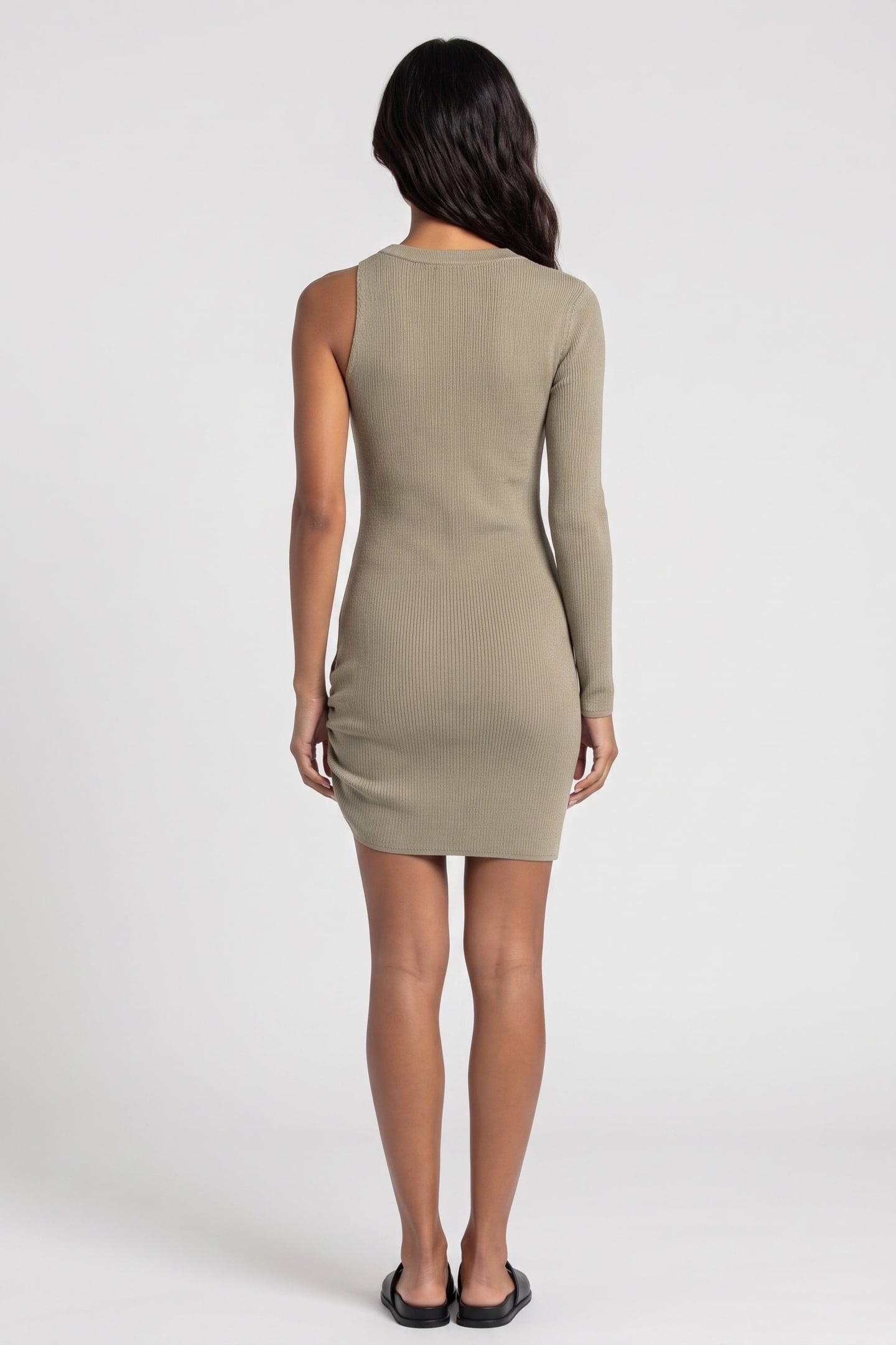 AURORA DRESS KHAKI 2