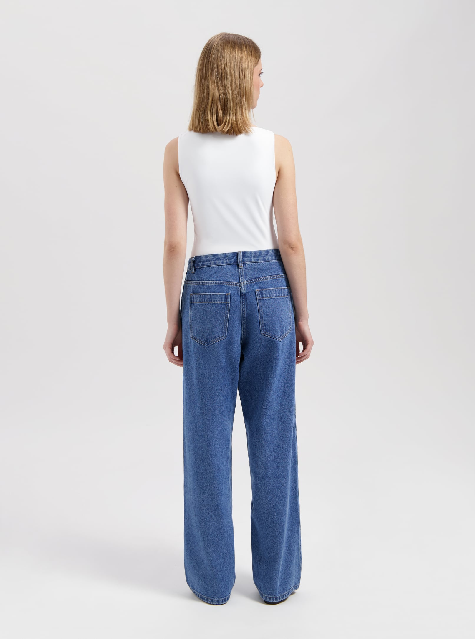 NOUS SOMMES LABELS – LINA TROUSERS BLUE 2