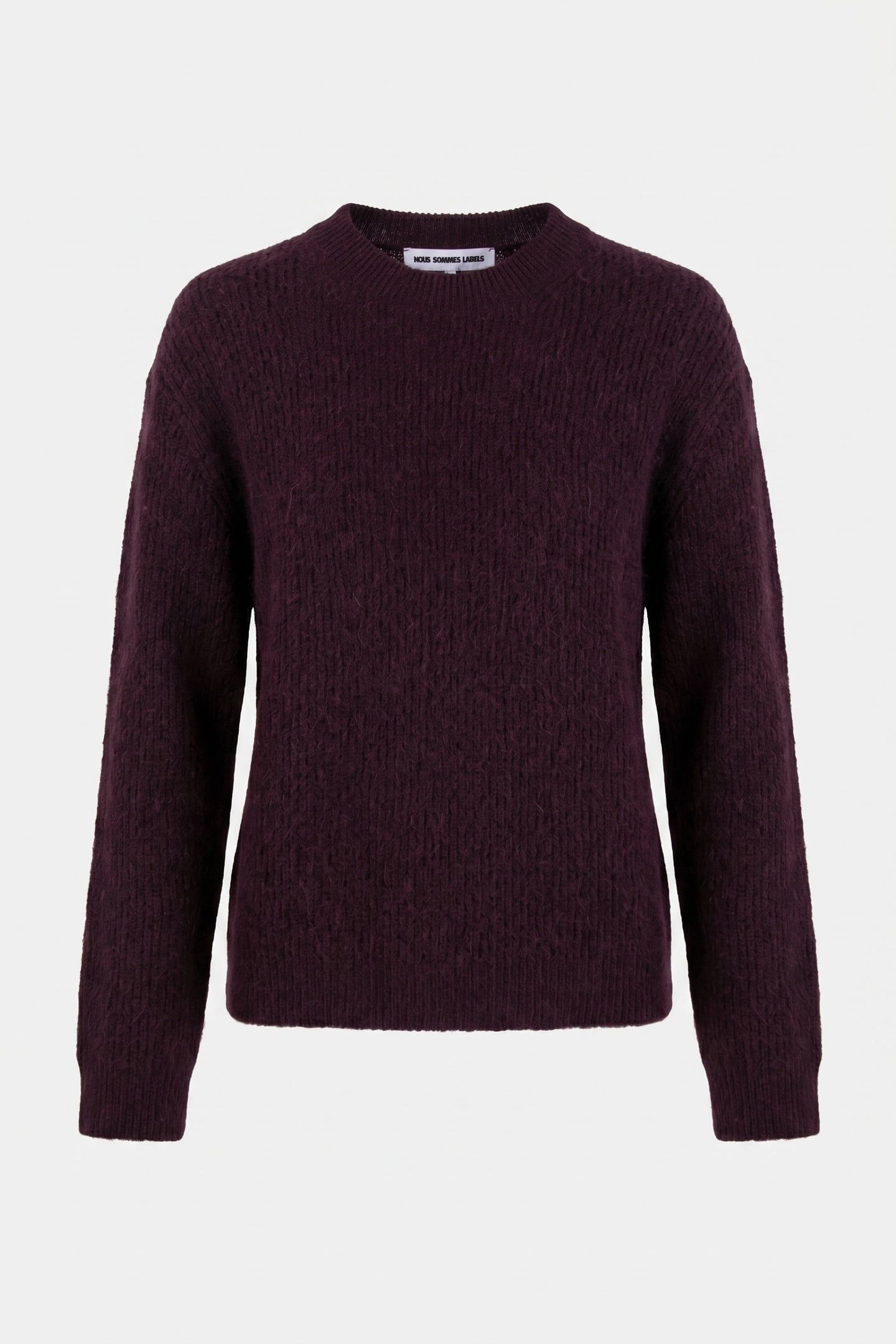 NOUS SOMMES LABELS – BENNIE ALPACA KNIT 2.0 BURGUNDY 3