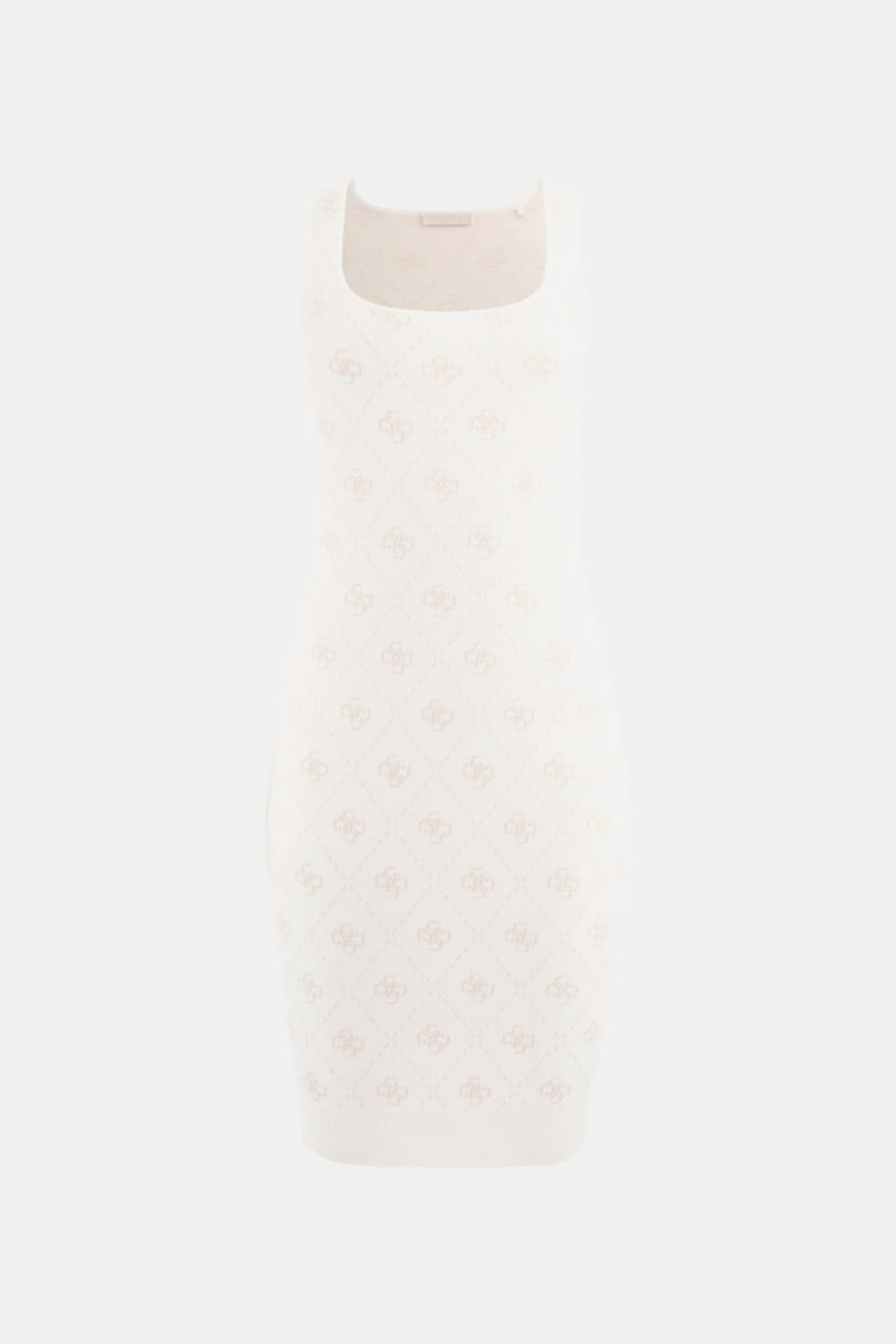 GUESS ECO SARAH 4G SL DRESS SW CREAM WHITE PEARL OY 1