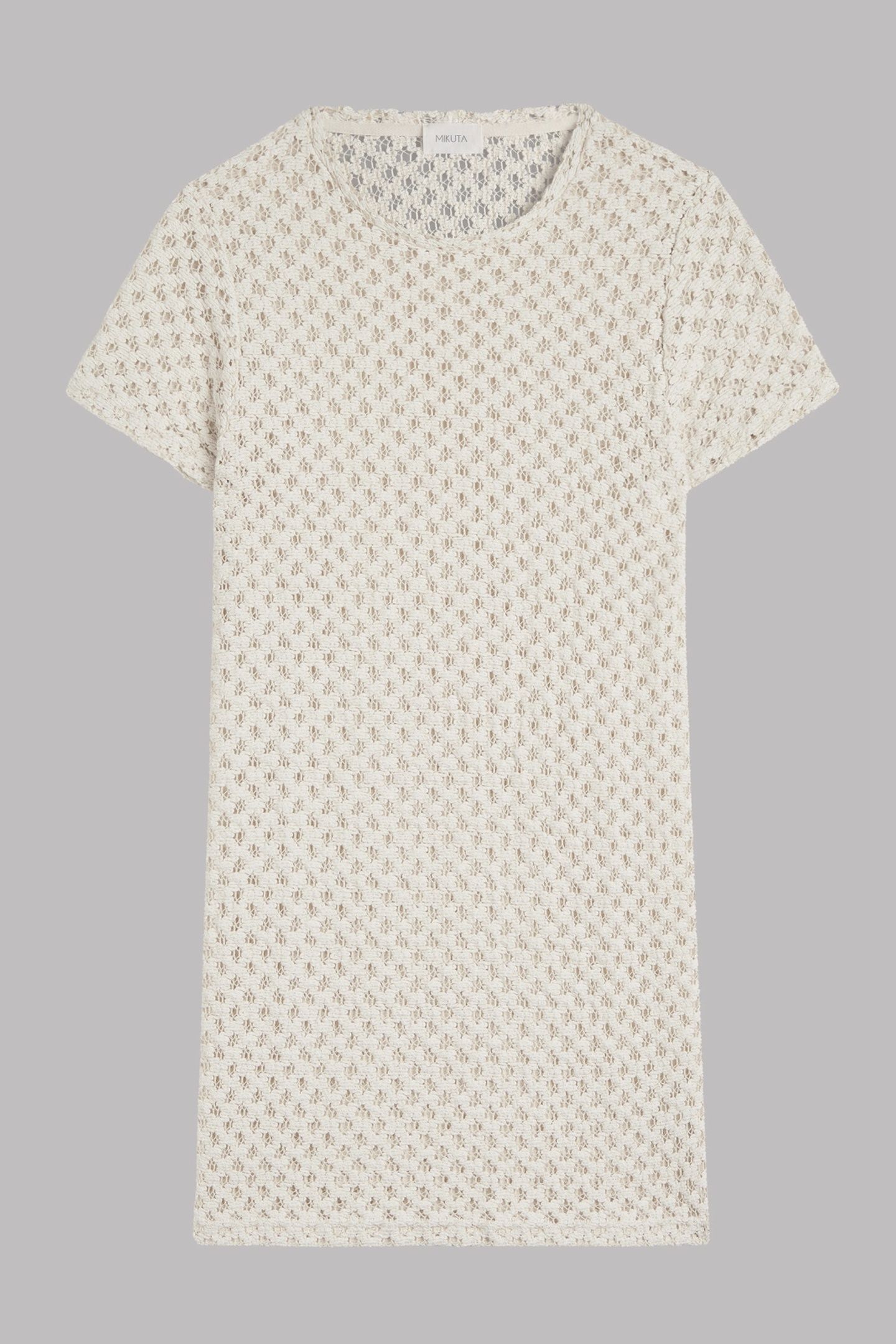 THE ECRU SHORT CROCHET DRESS 3