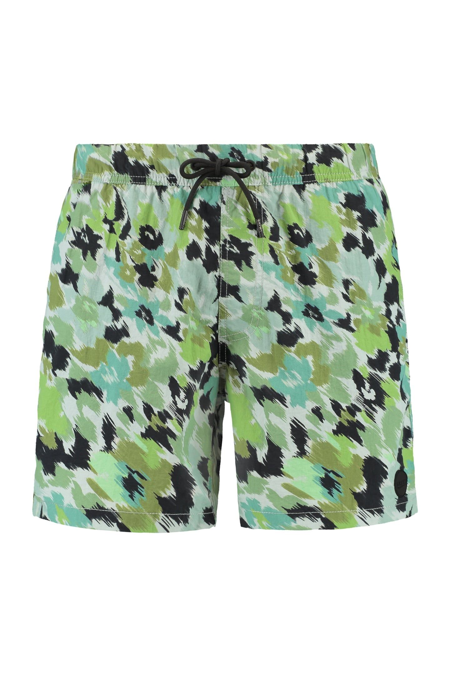 NICK QUICK DRY SWIM SHORTS 6 INCH DIGITAL CAMO GREEN DIGITAL 6