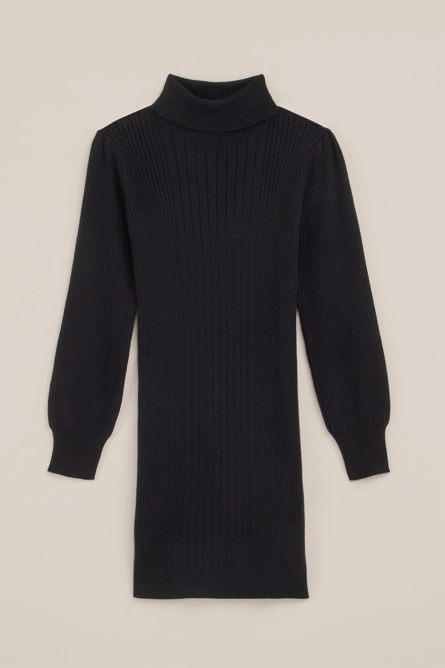 DRESS MID LENGTH BLACK 3