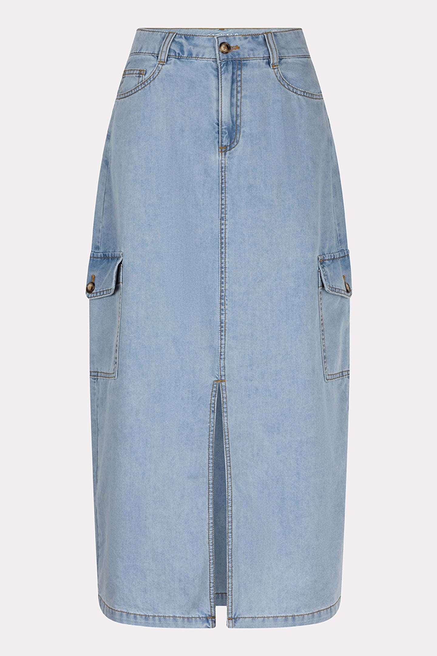 SKIRT CARGO MIDI JEANS BLUE 6