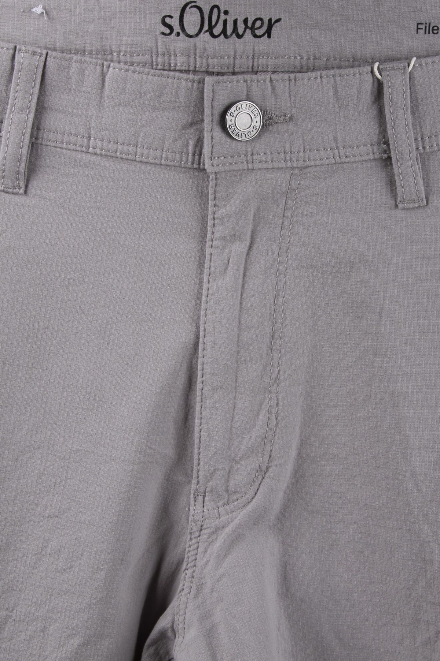 S.OLIVER SHORTS GREY/BLACK 4