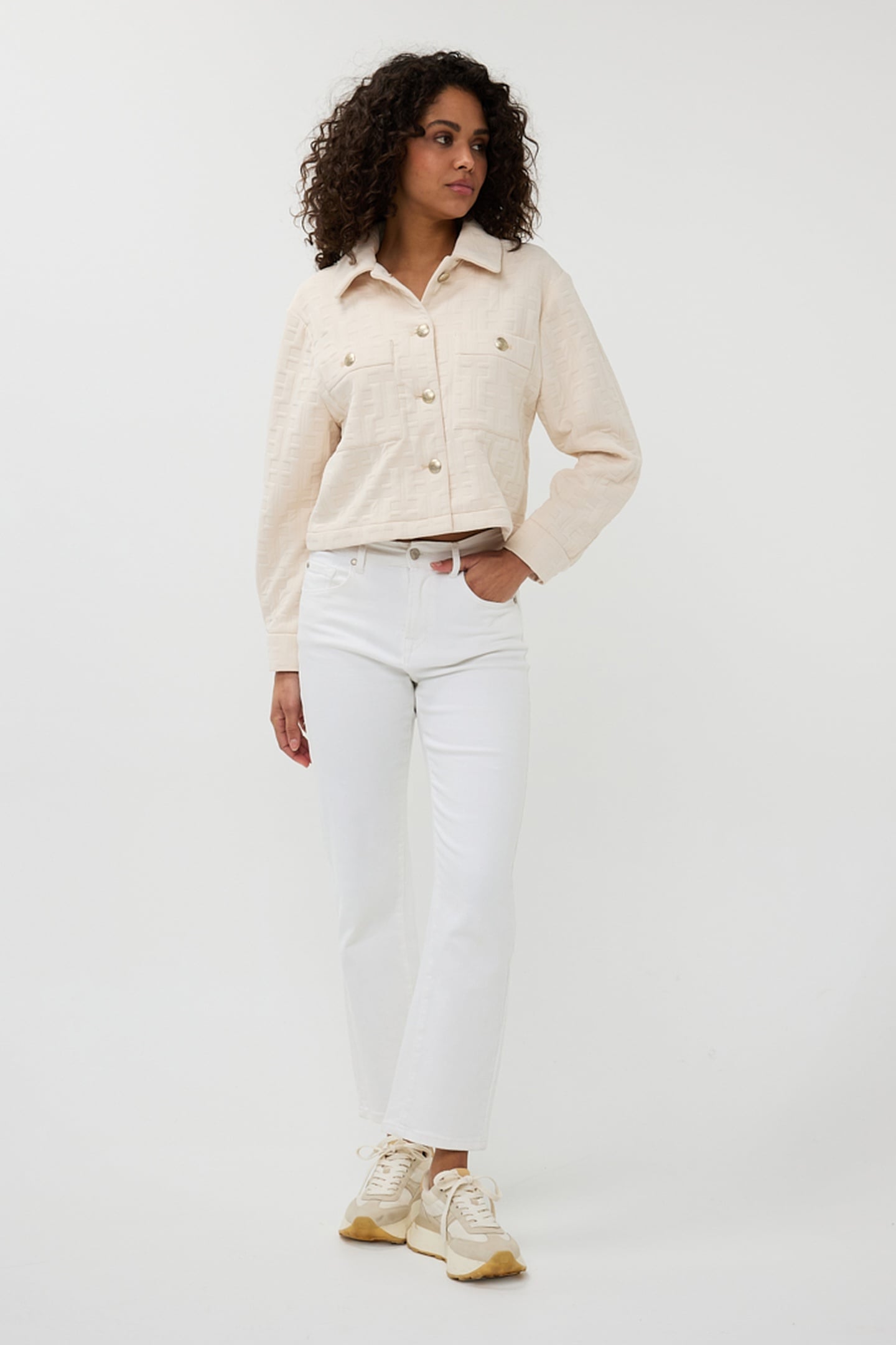 JACKET FANCY GRAPHIC PRINT SAND 3
