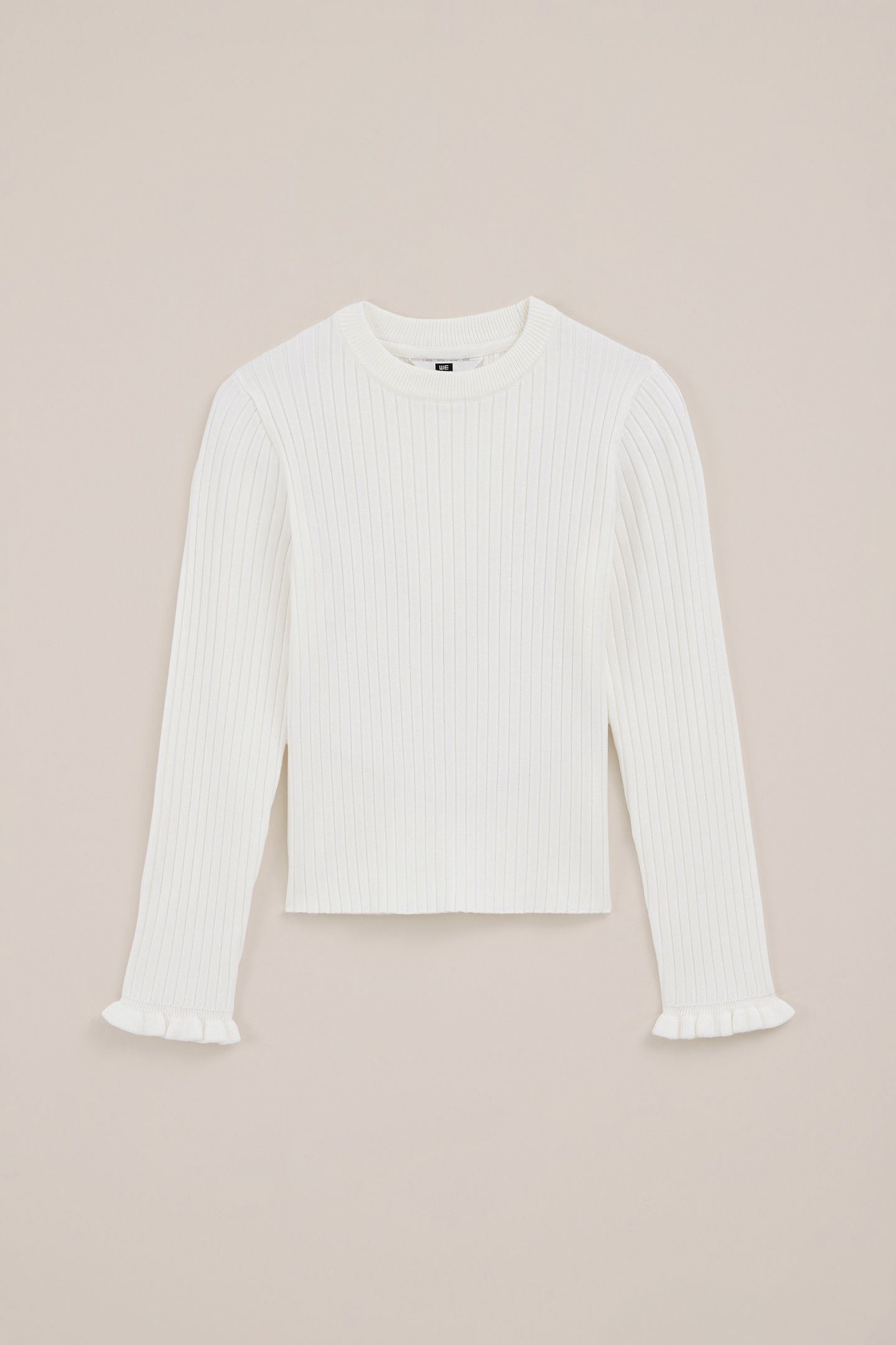 KNITTED PULLOVER WHITE 3