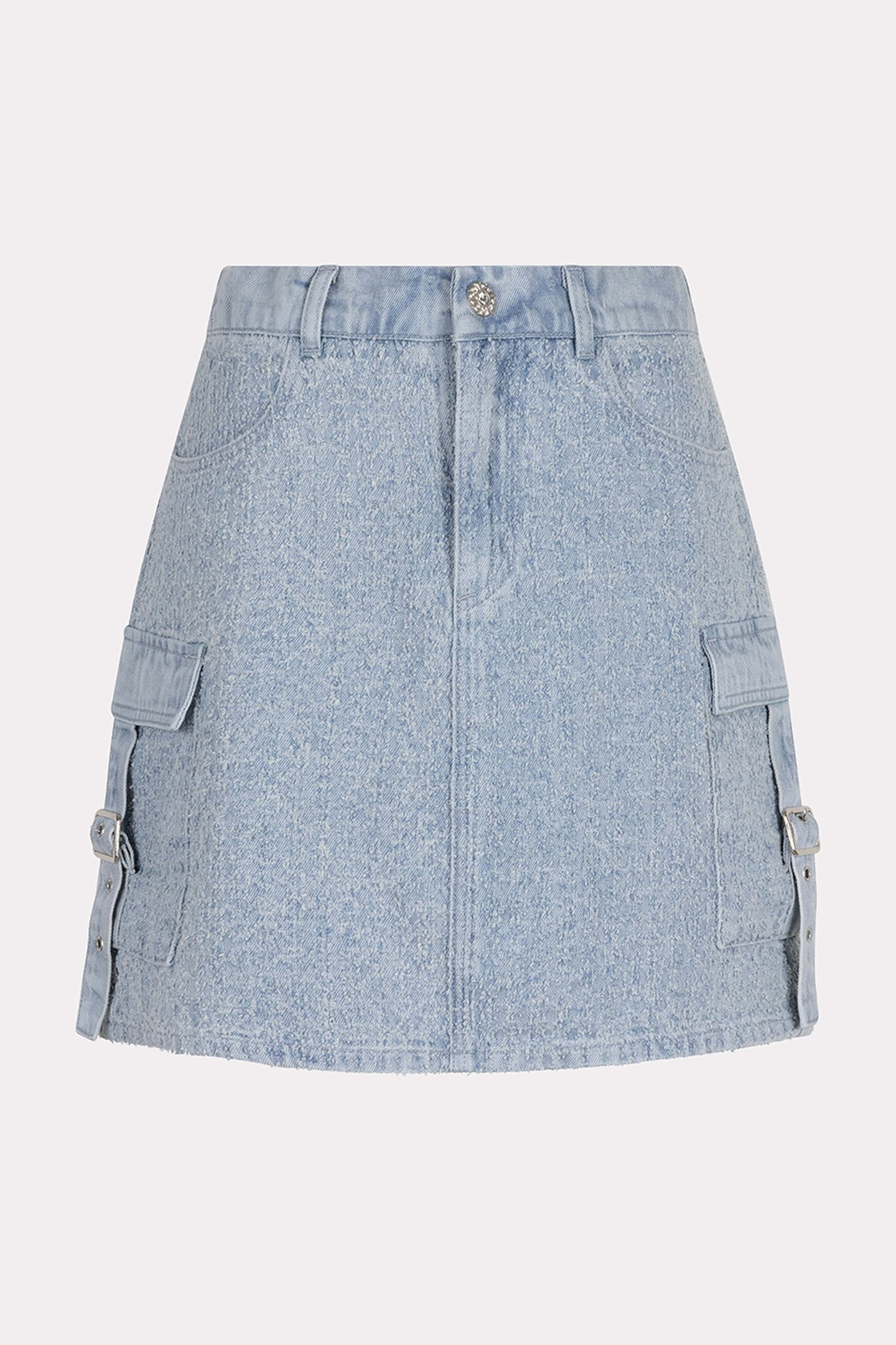SKIRT JEANS DAMAGED LIGHT BLUE 5