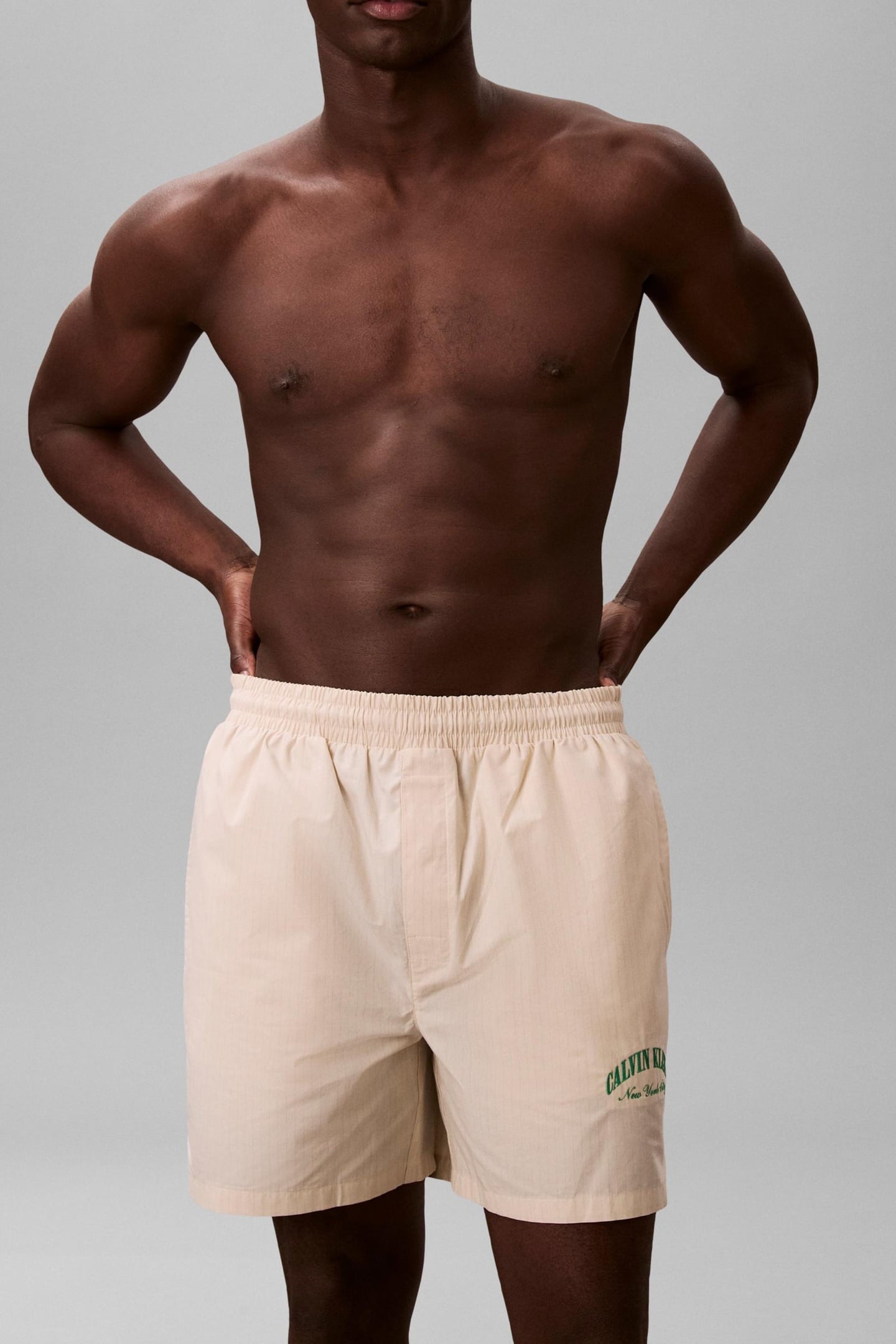HERITAGE CREST SLEEP BOTTOM SLIM STRIPE CHALK 1