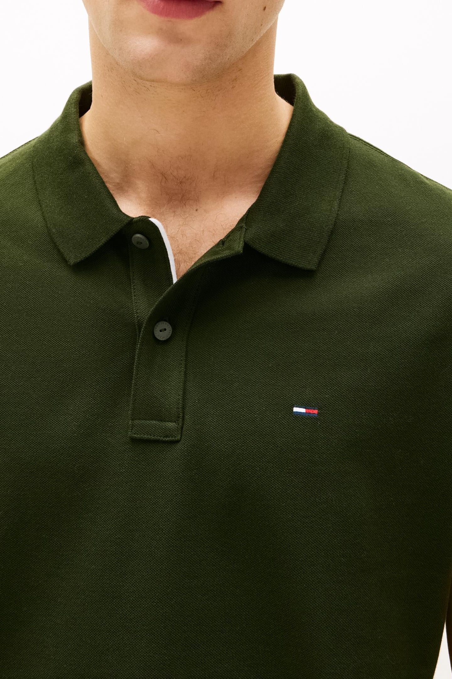 TJM SLIM PLACKET POLO KINGSTON GREEN 5