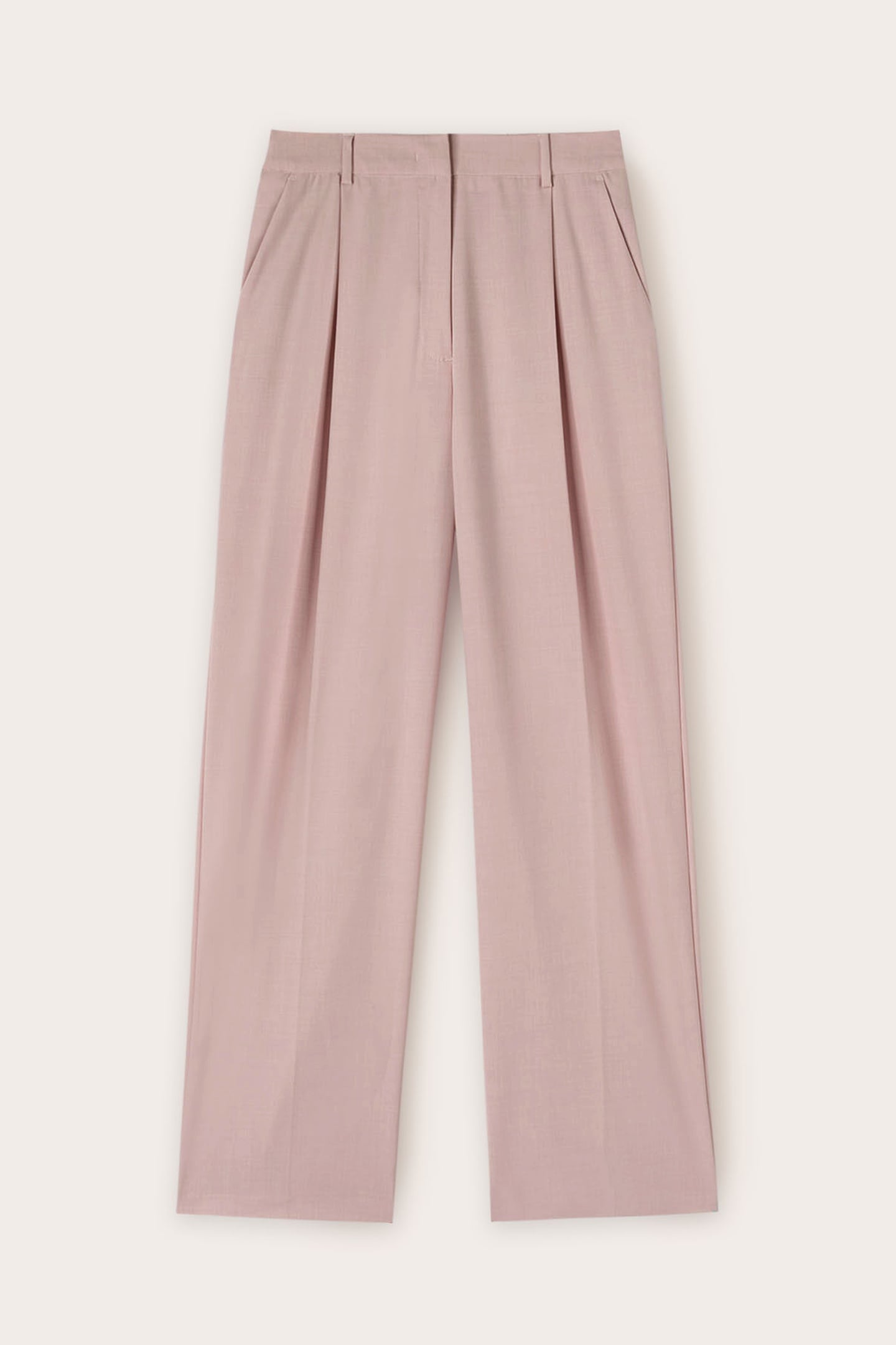 PALAZZO TROUSERS WITH PLEATS PINK 4