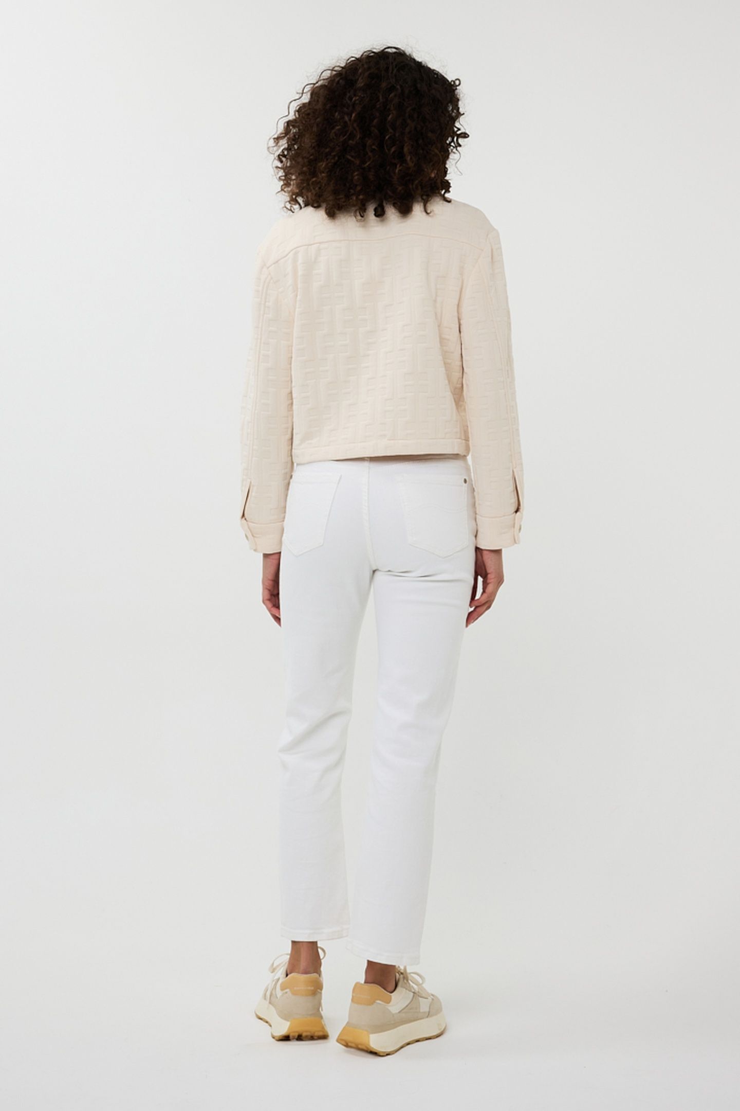JACKET FANCY GRAPHIC PRINT SAND 5