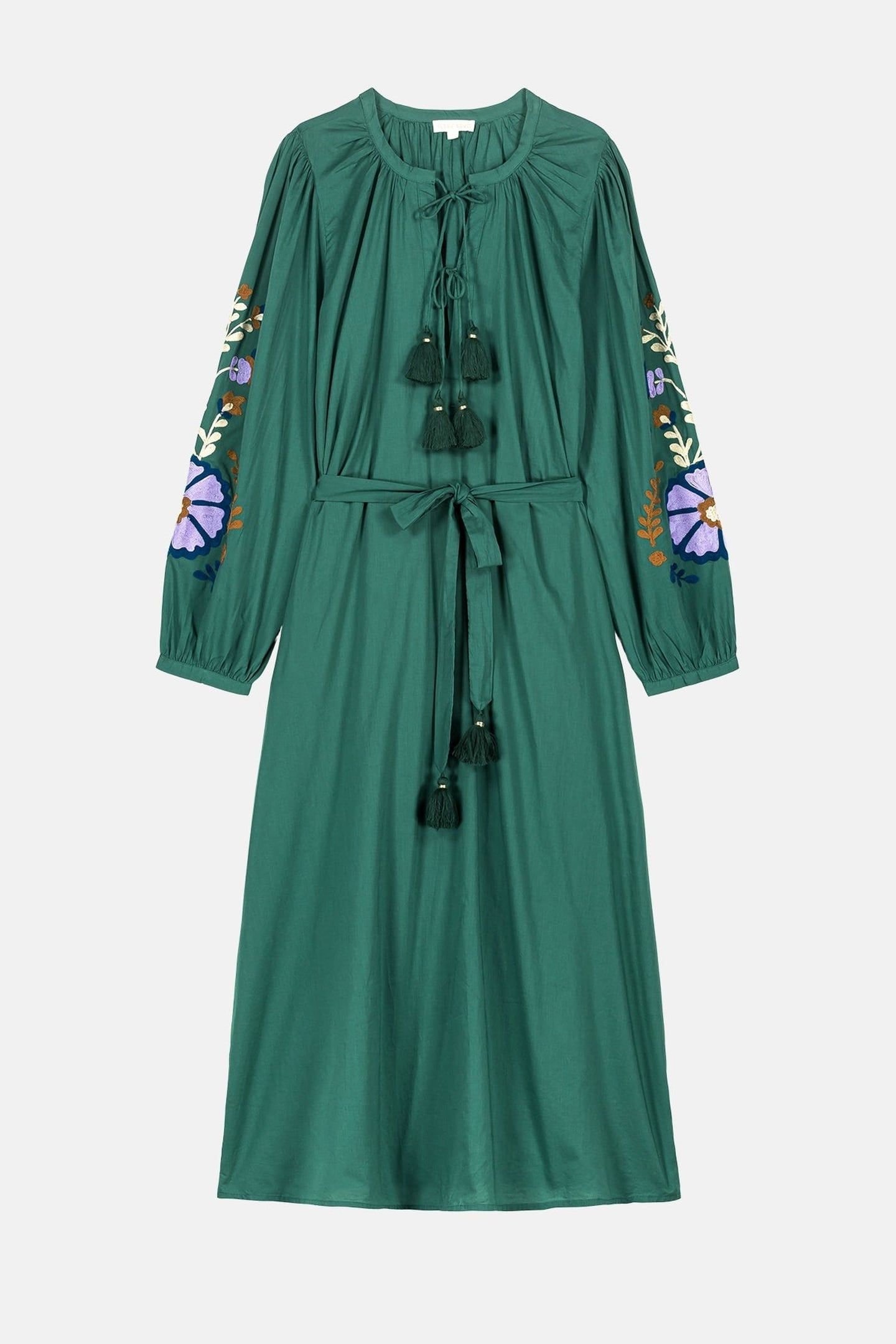 DRESS MARTINA TUSCAN GREEN 4